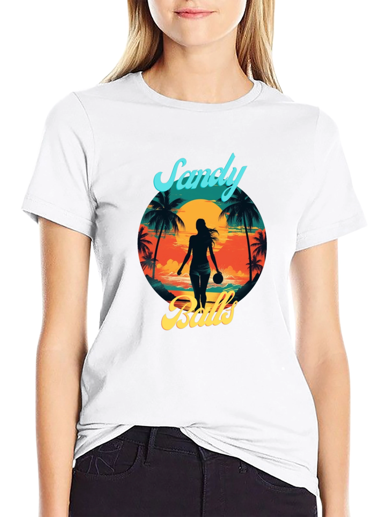 Sandy Balls T-Shirt | Beach Sun Tropical