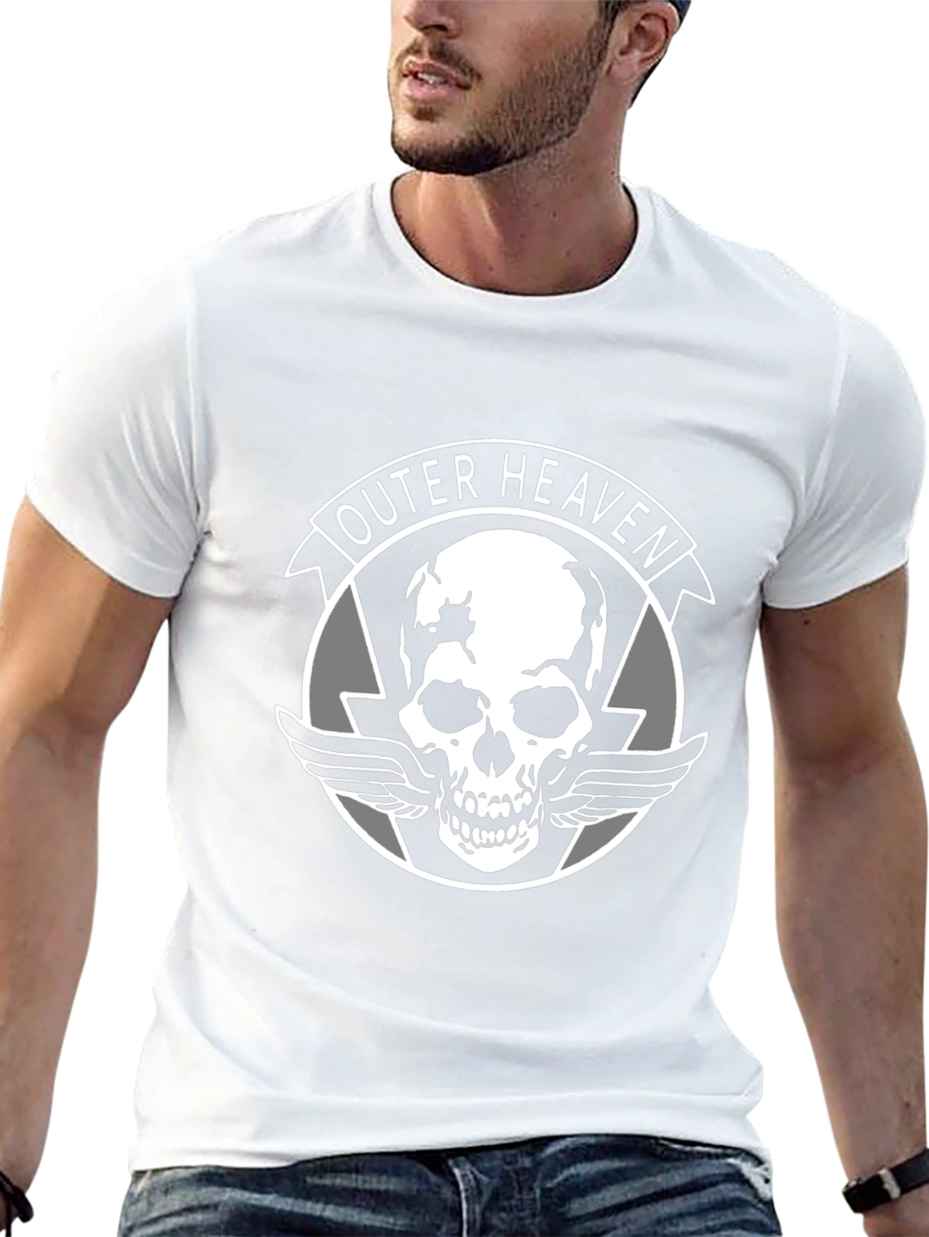 Outer Heaven Graphic T-Shirt: Classic Gamer Style