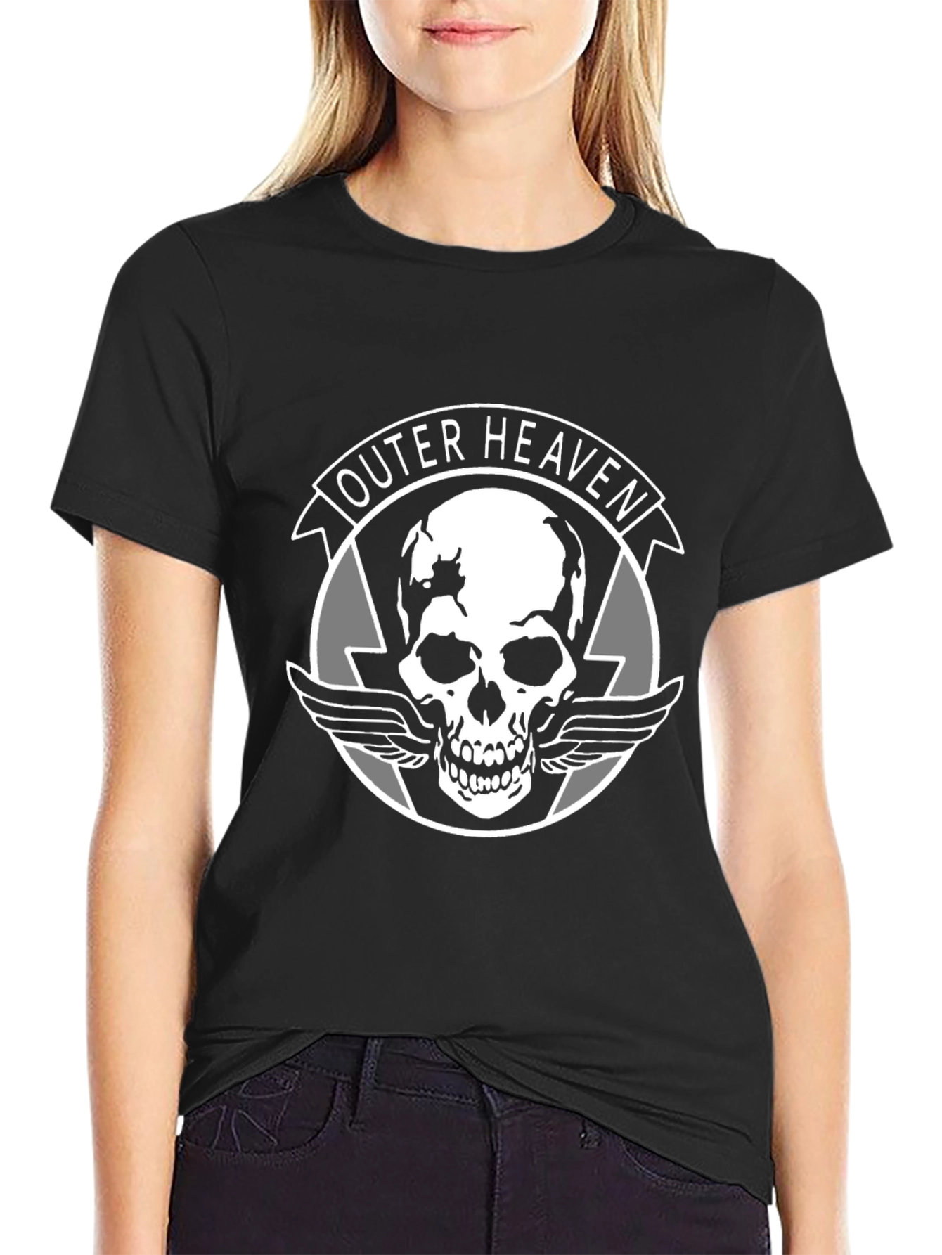 Outer Heaven Graphic T-Shirt: Classic Gamer Style