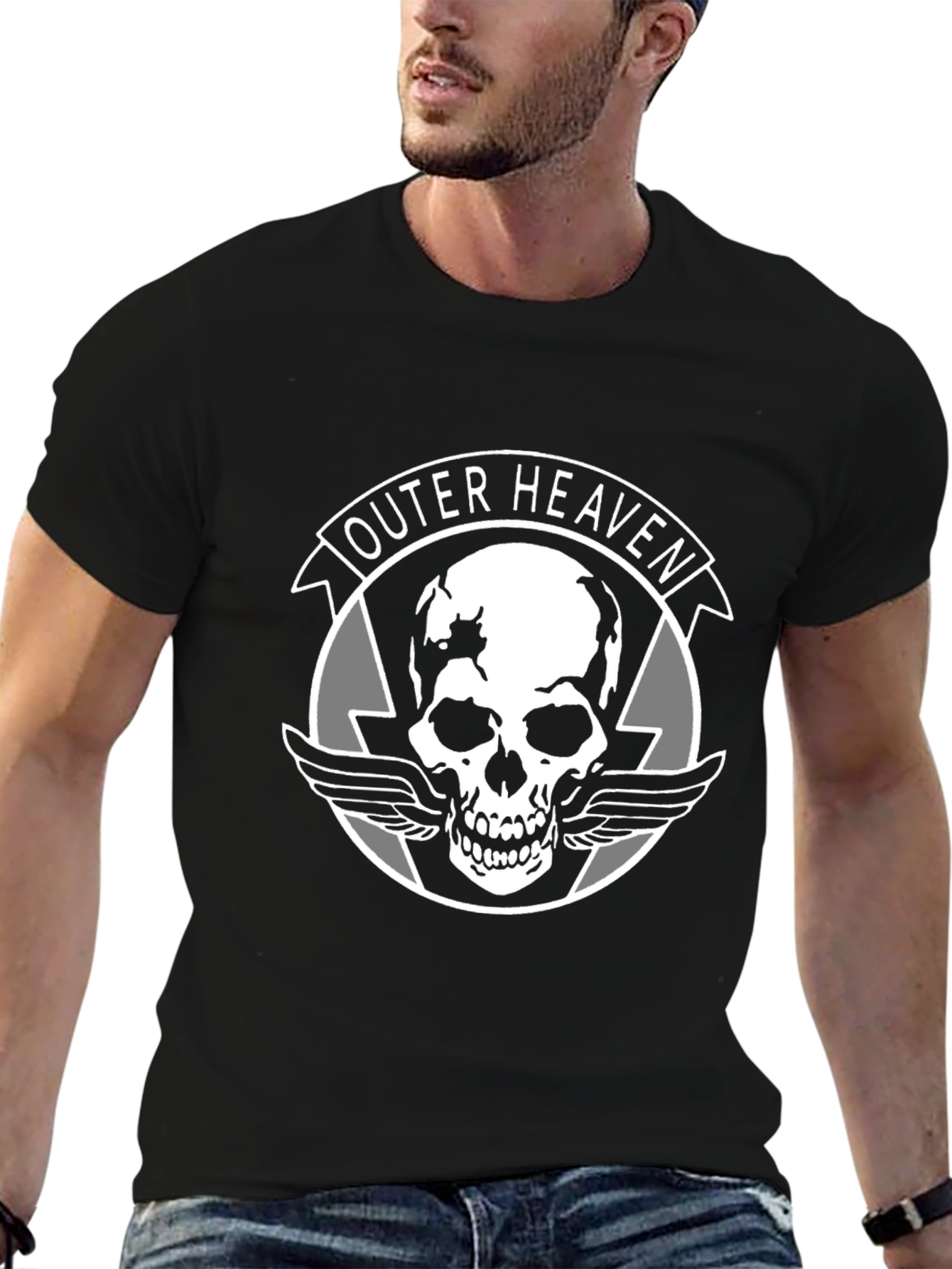 Outer Heaven Graphic T-Shirt: Classic Gamer Style