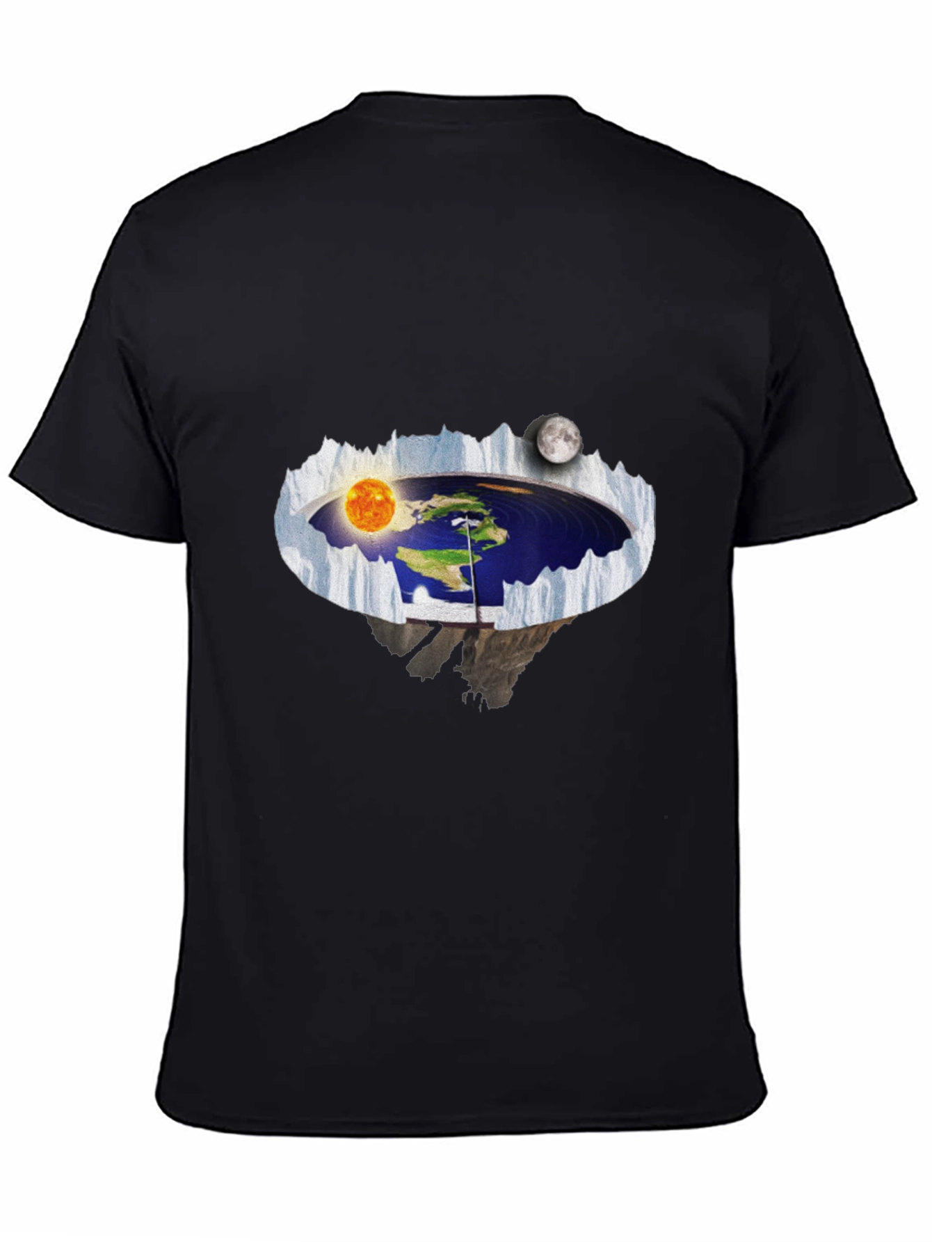Flat Earth T-Shirt - Unique Design