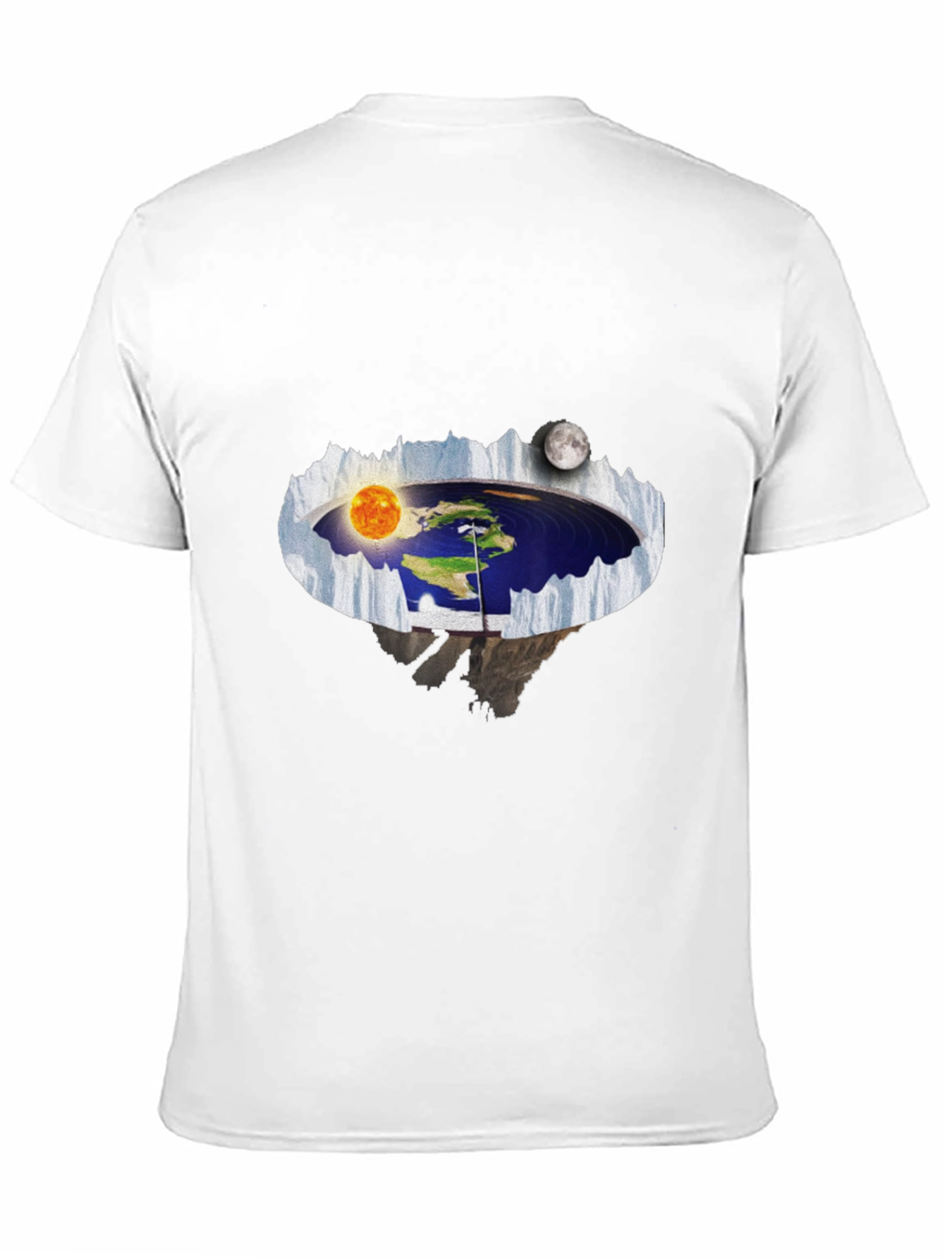 Flat Earth T-Shirt - Unique Design