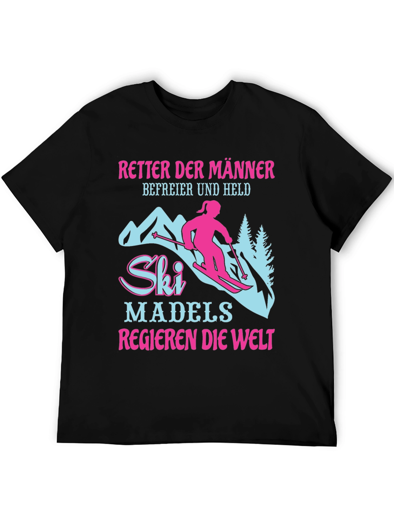 Ski Madels Regieren T-Shirt | Fun Skiing Tee