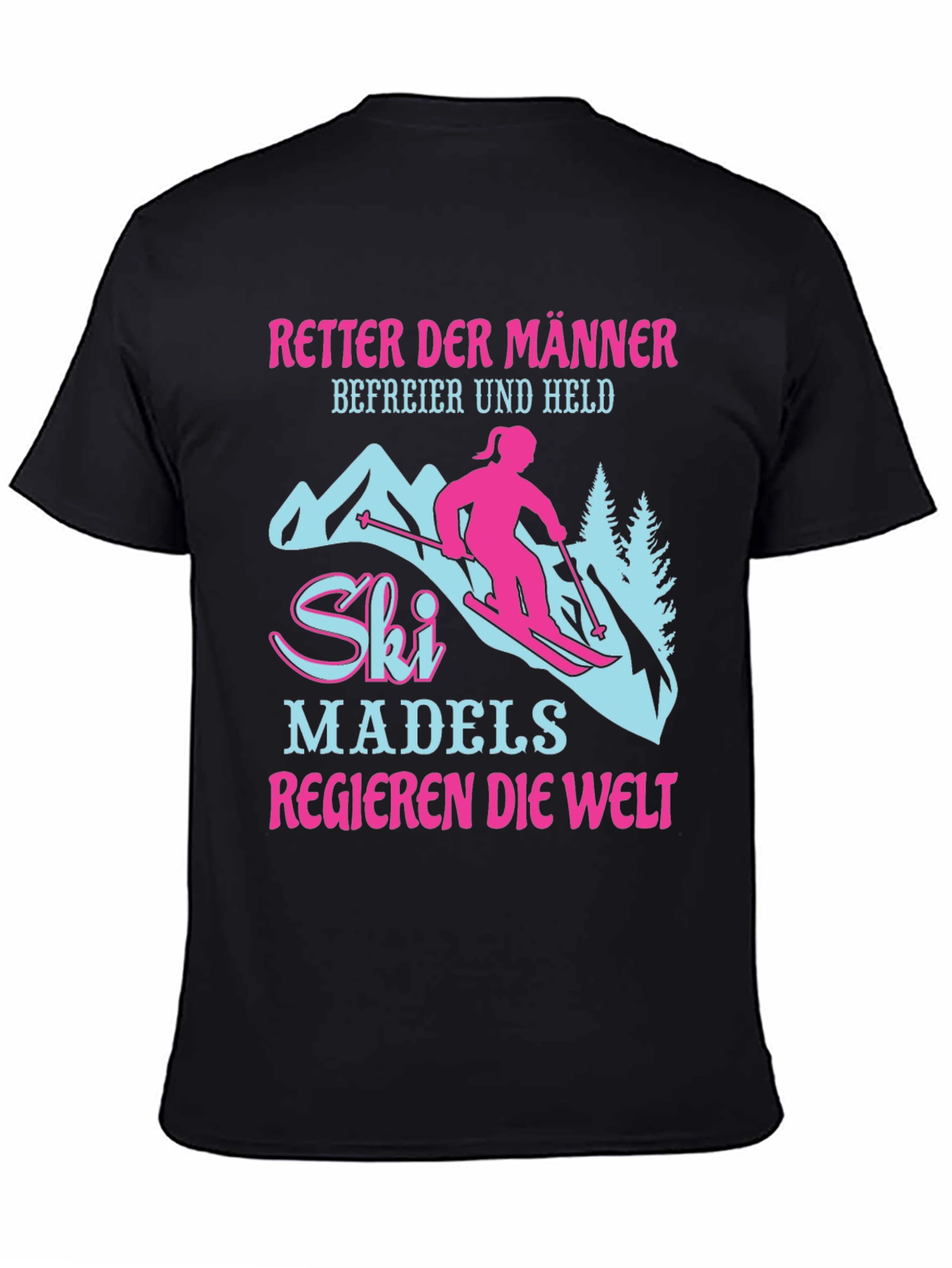 Ski Madels Regieren T-Shirt | Fun Skiing Tee