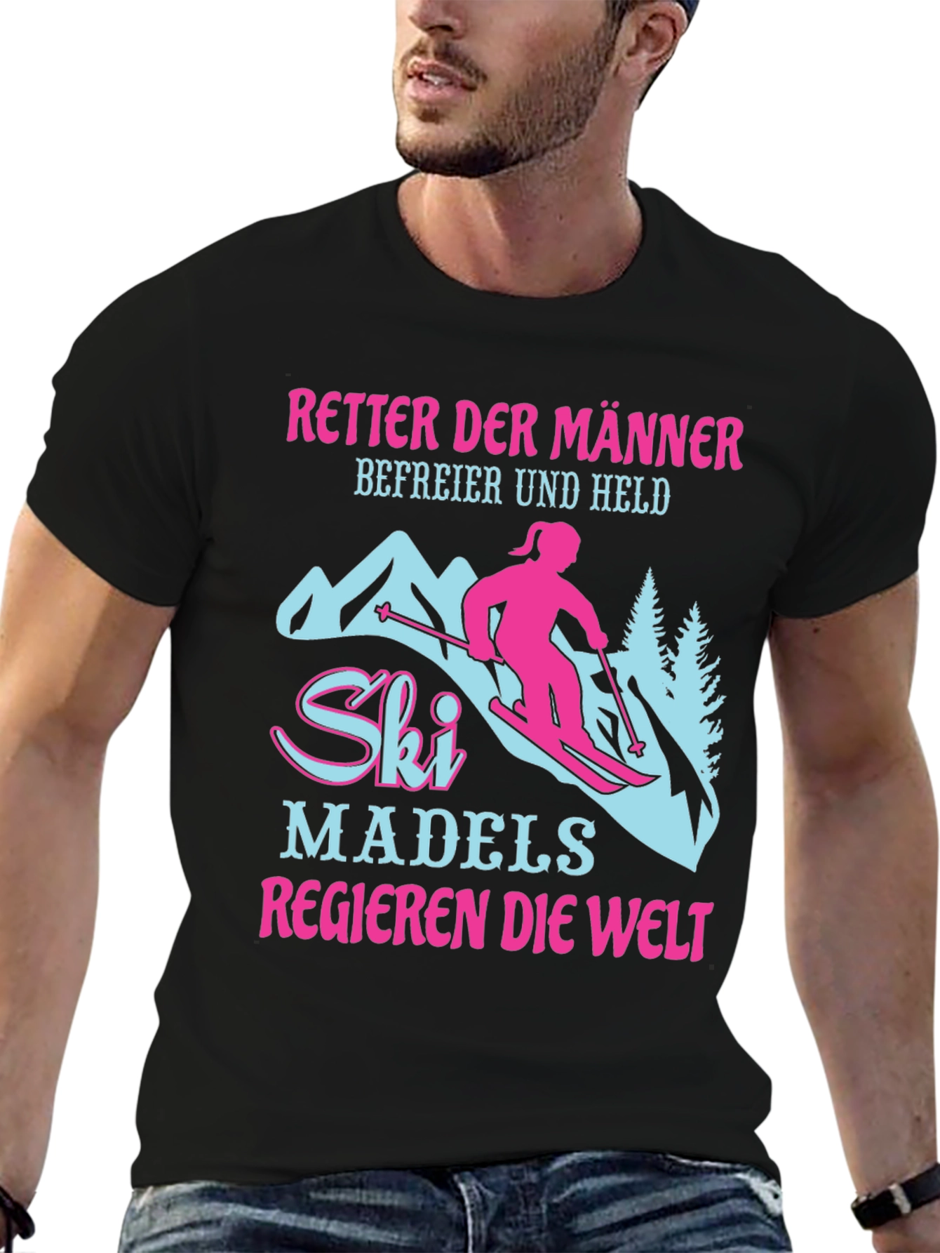 Ski Madels Regieren T-Shirt | Fun Skiing Tee