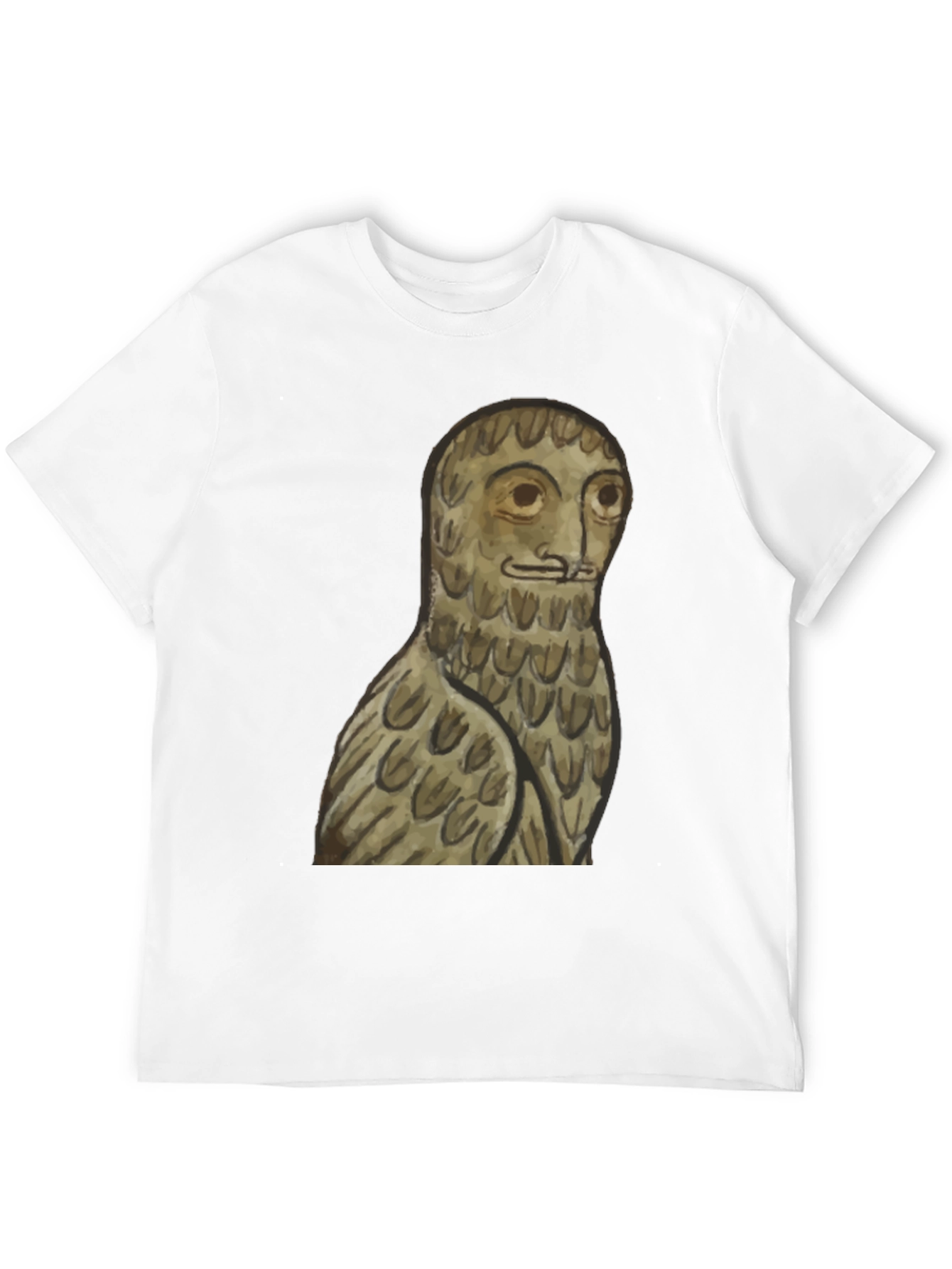 Unique Owl T-Shirt: Medieval Style Graphic Tee