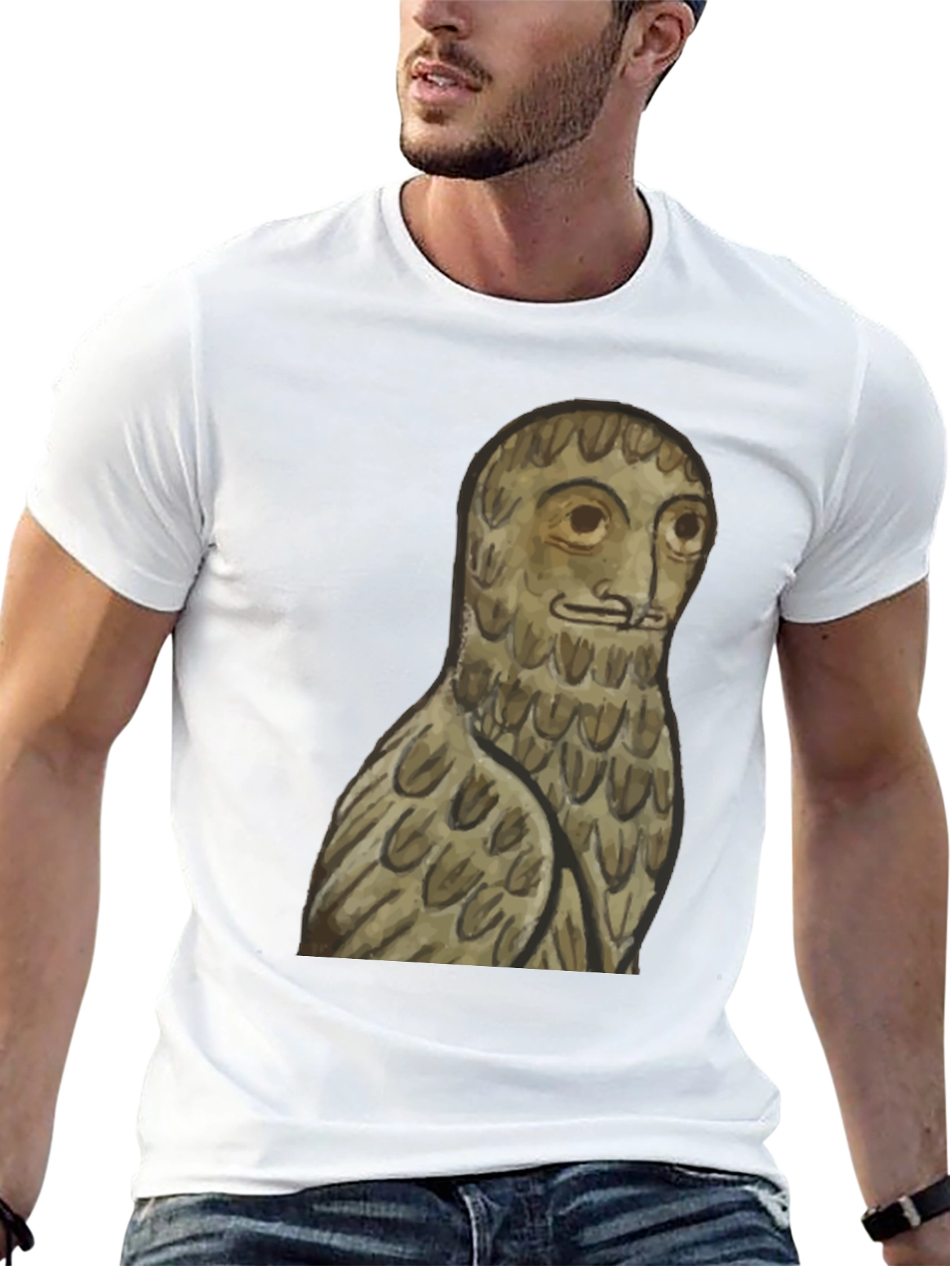 Unique Owl T-Shirt: Medieval Style Graphic Tee