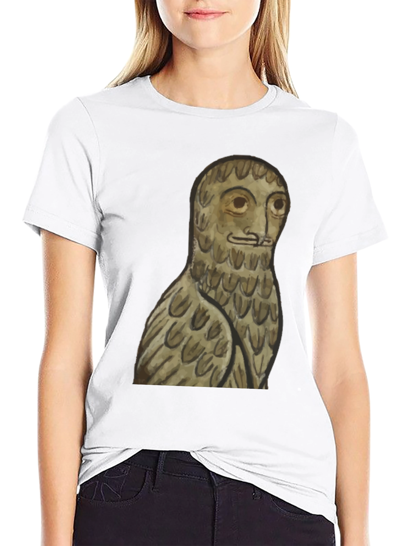 Unique Owl T-Shirt: Medieval Style Graphic Tee