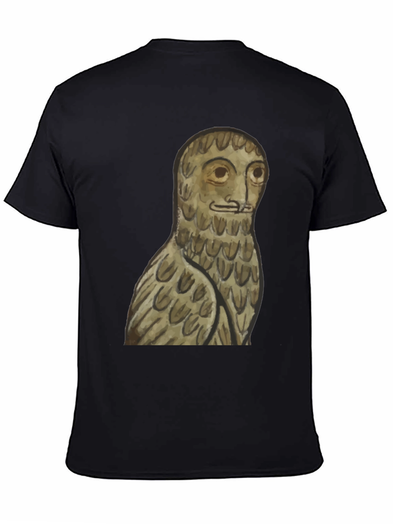 Unique Owl T-Shirt: Medieval Style Graphic Tee