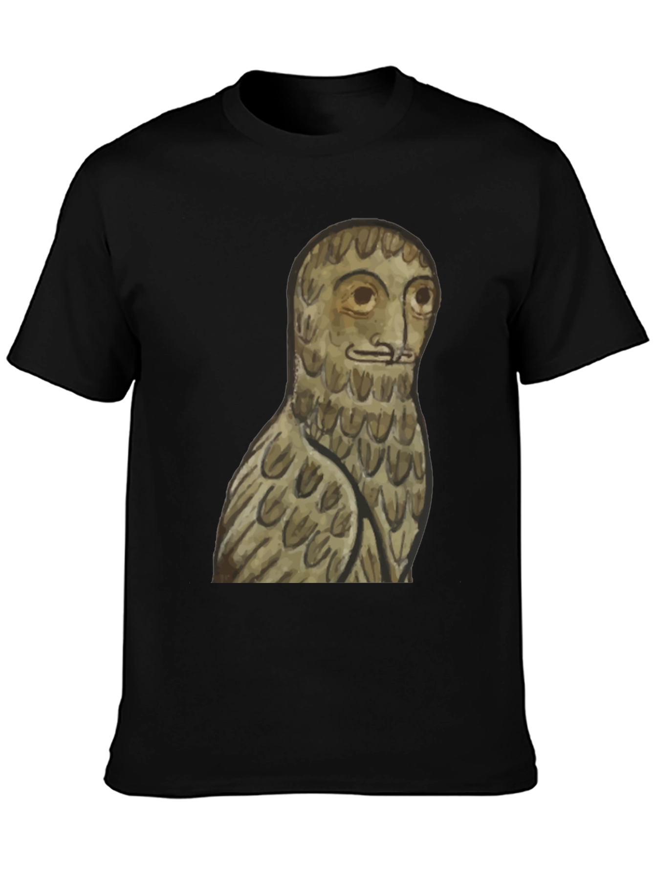 Unique Owl T-Shirt: Medieval Style Graphic Tee