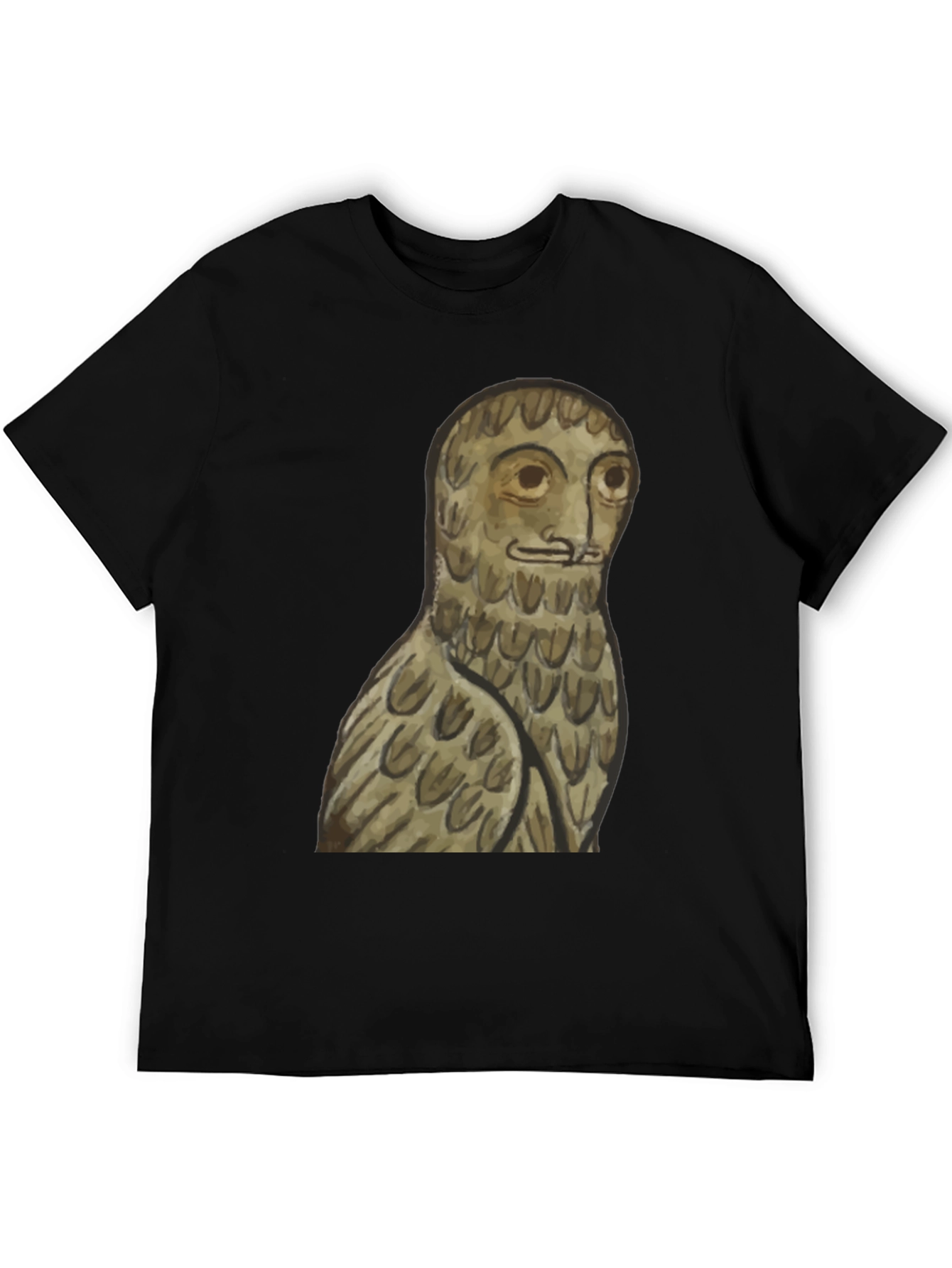 Unique Owl T-Shirt: Medieval Style Graphic Tee