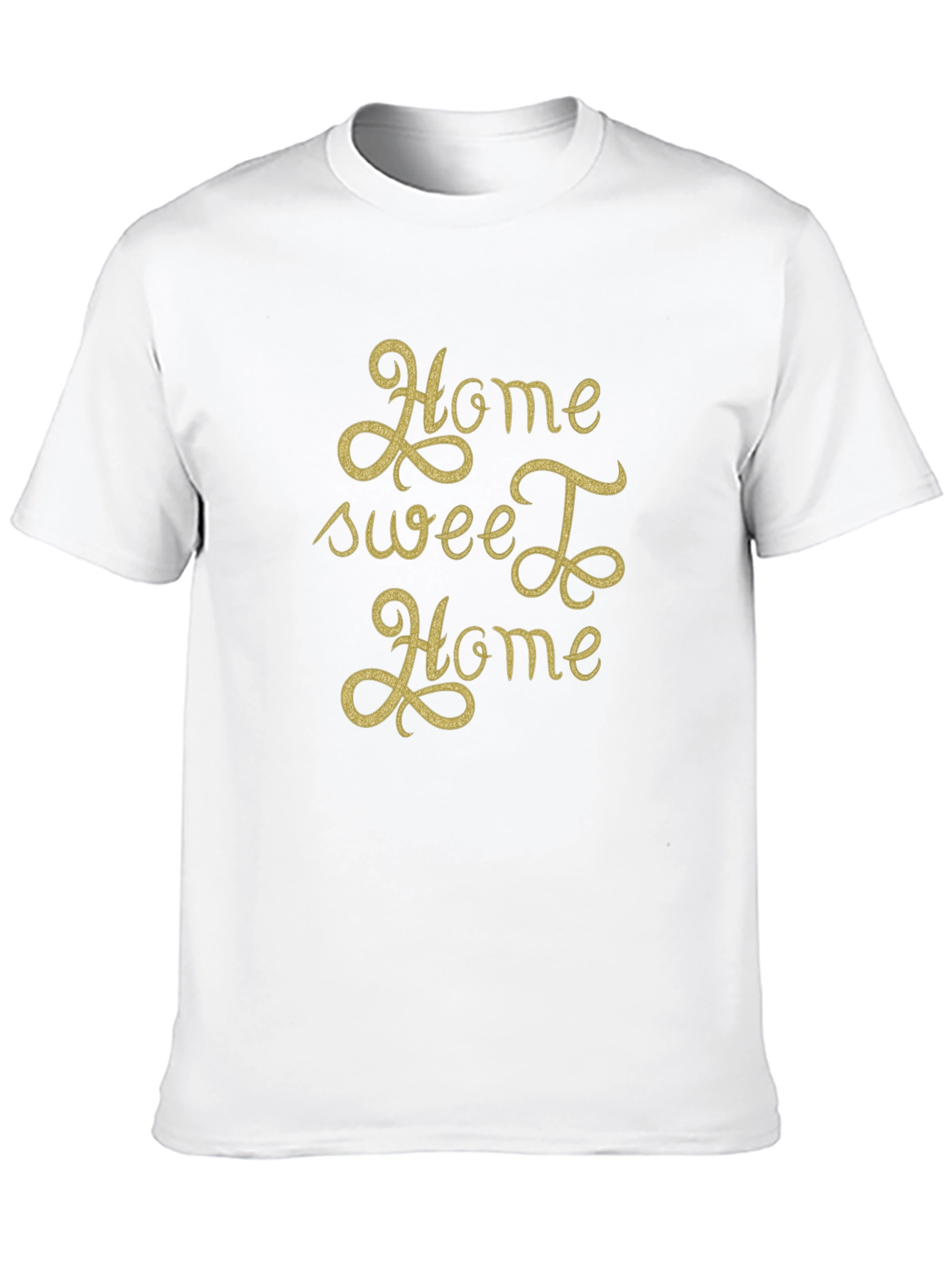 Home Sweet Home Graphic Tee - Black Cotton Shirt
