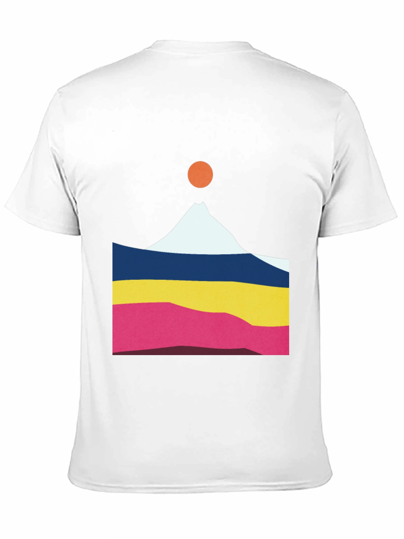 Geometric Mountain Graphic Tee - Unisex