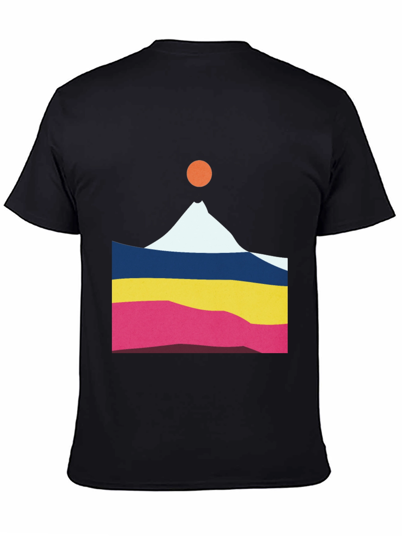 Geometric Mountain Graphic Tee - Unisex