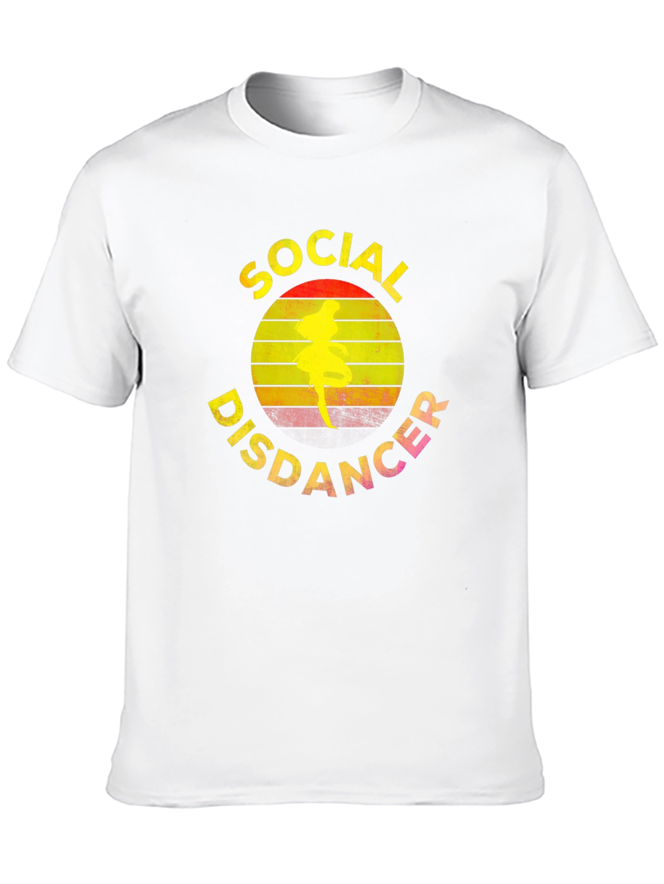 Social Disdancer T-Shirt - Retro Dancer Tee