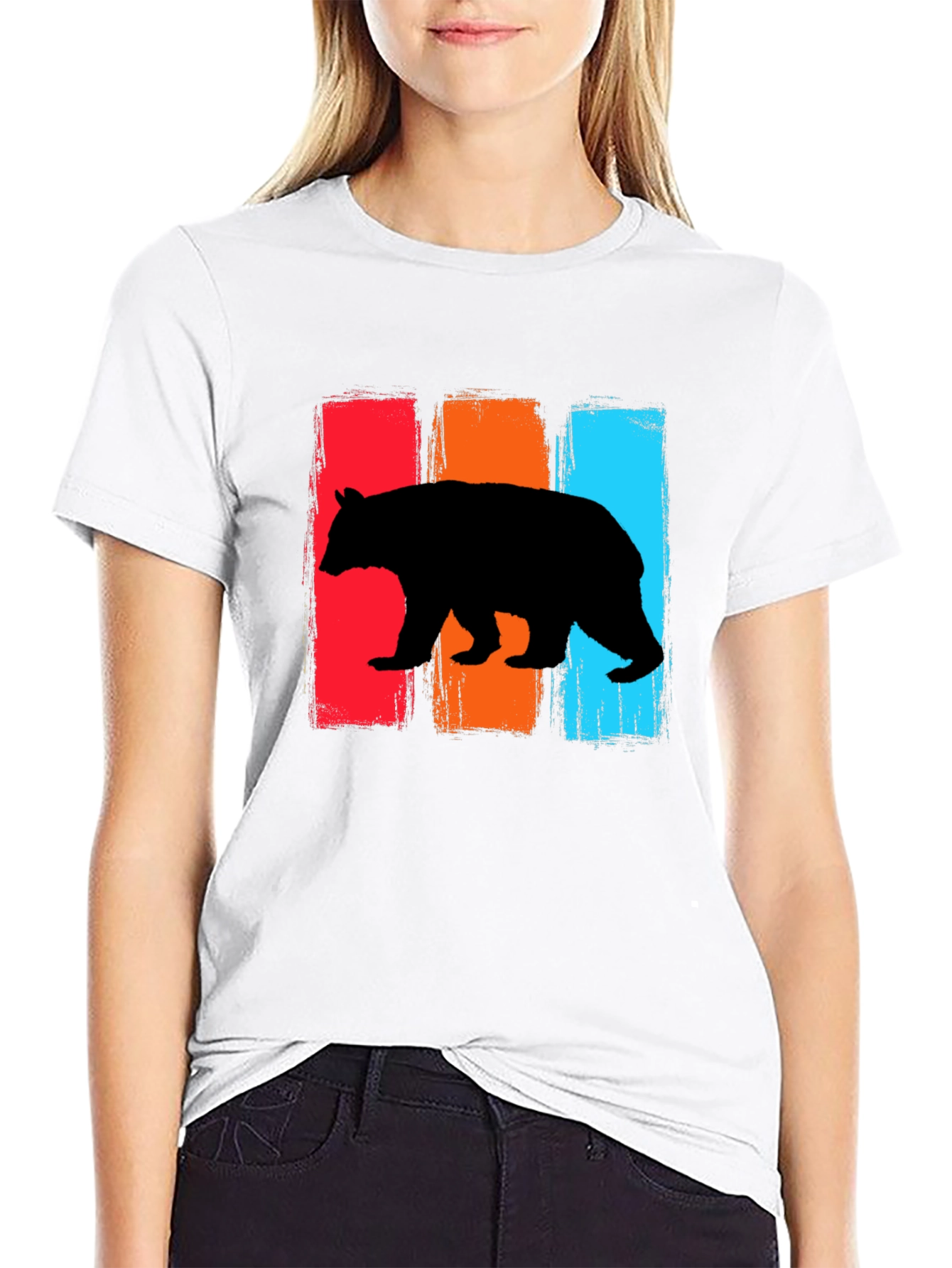 Retro Bear Graphic T-Shirt