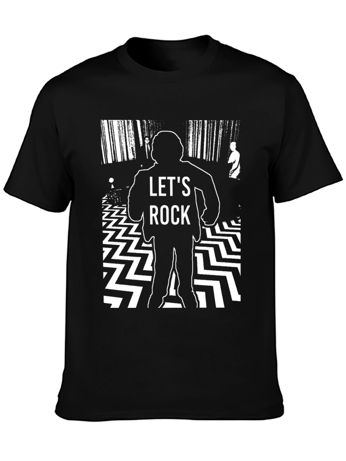 Lets Rock Tee - Black Lodge Inspired T-Shirt