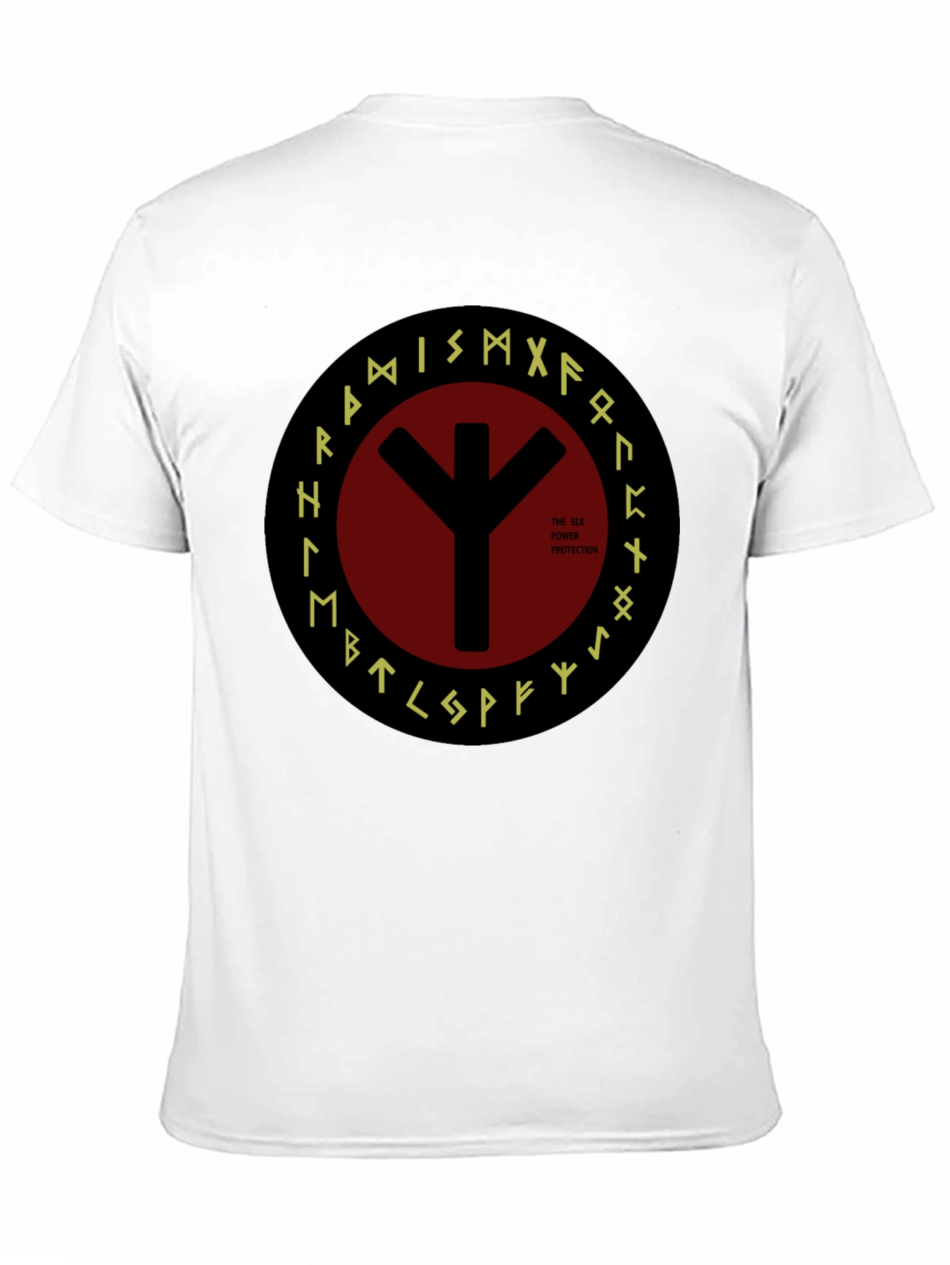 Elk Protection Rune T-Shirt - Viking Symbol Tee