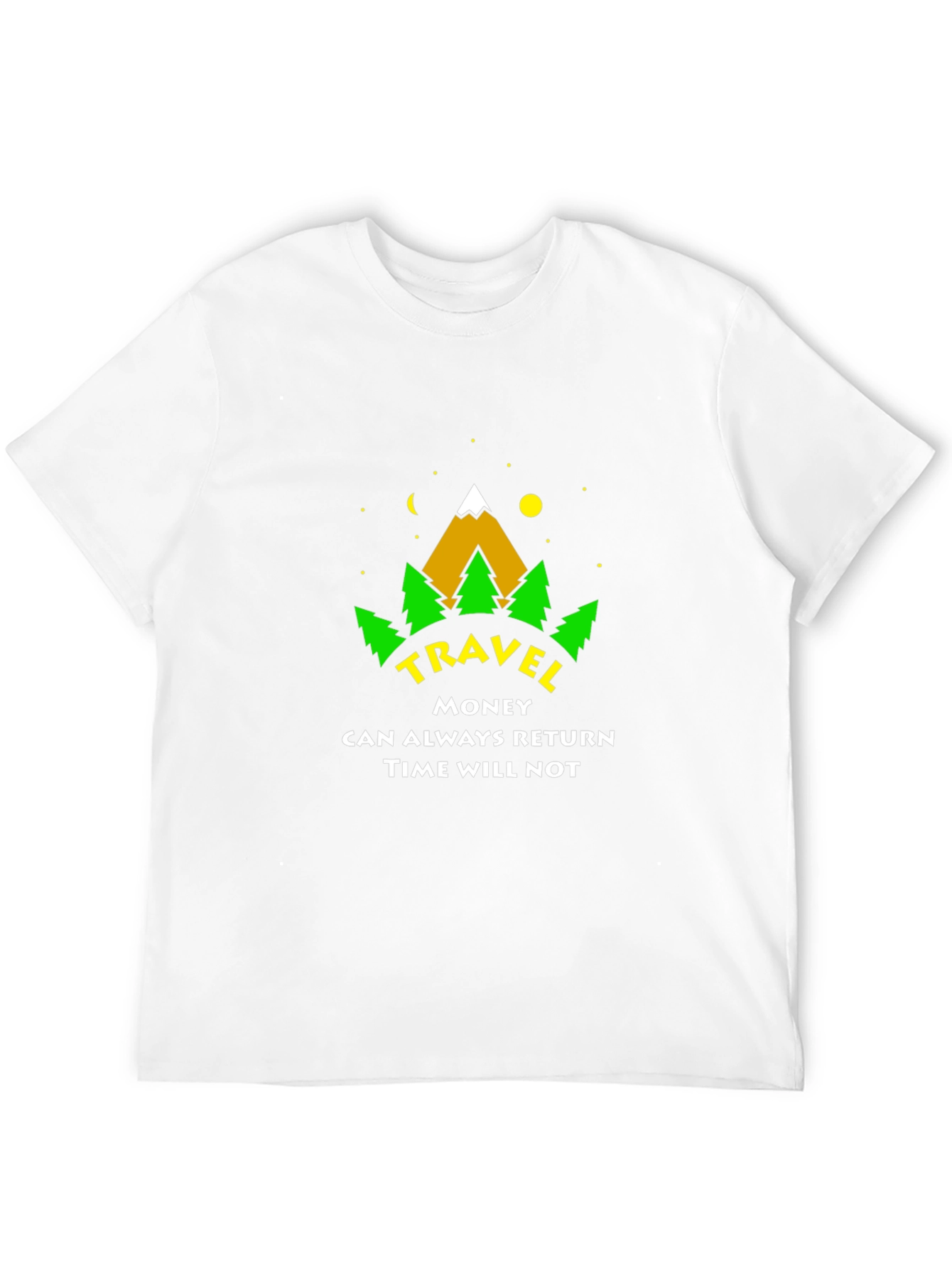 Travel Adventure Graphic T-Shirt - Time Will Not