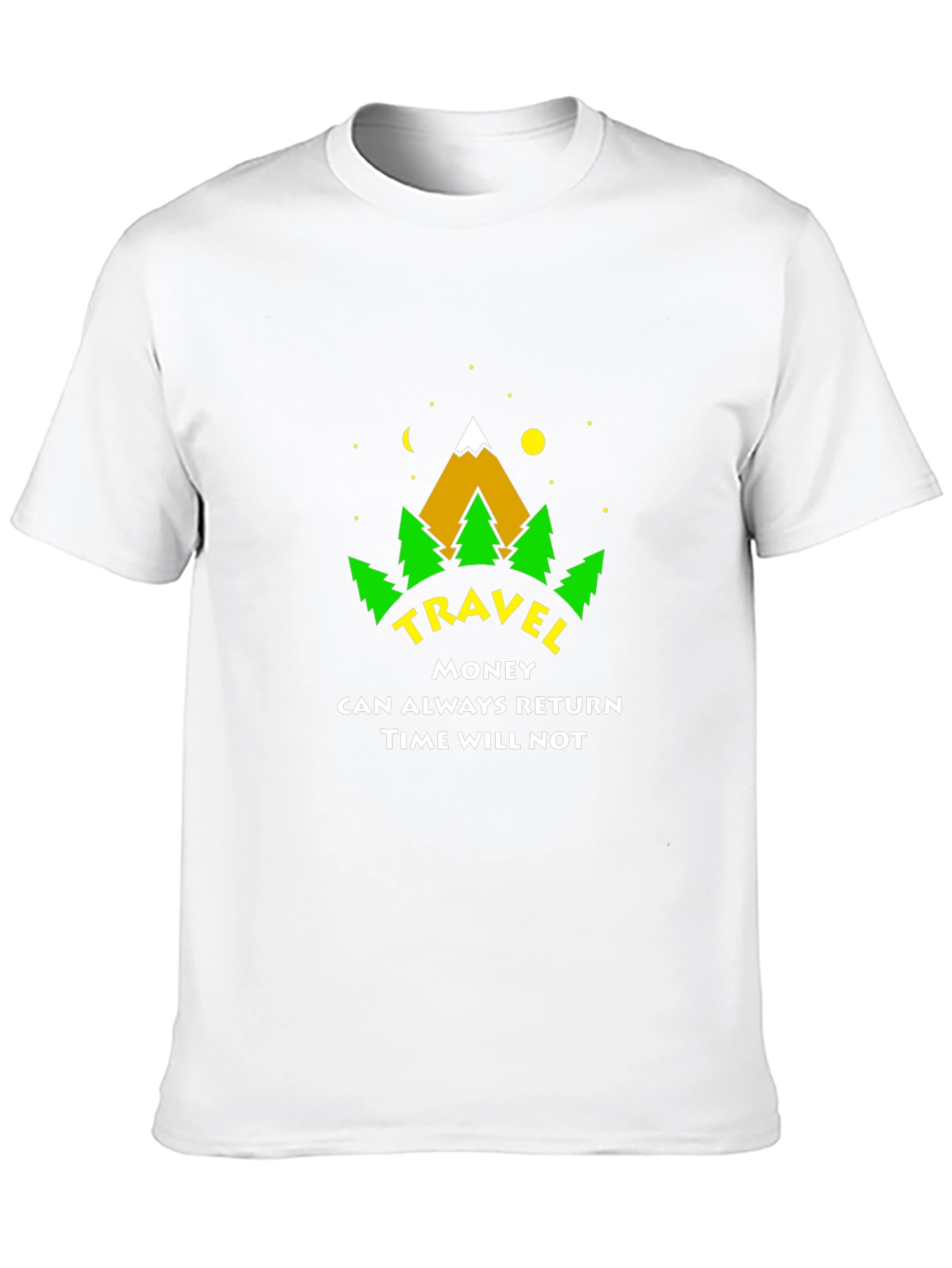 Travel Adventure Graphic T-Shirt - Time Will Not
