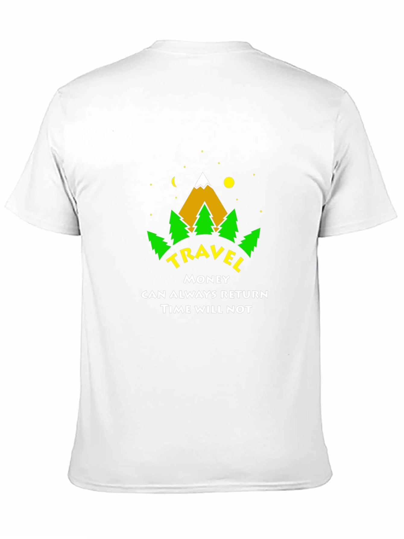 Travel Adventure Graphic T-Shirt - Time Will Not