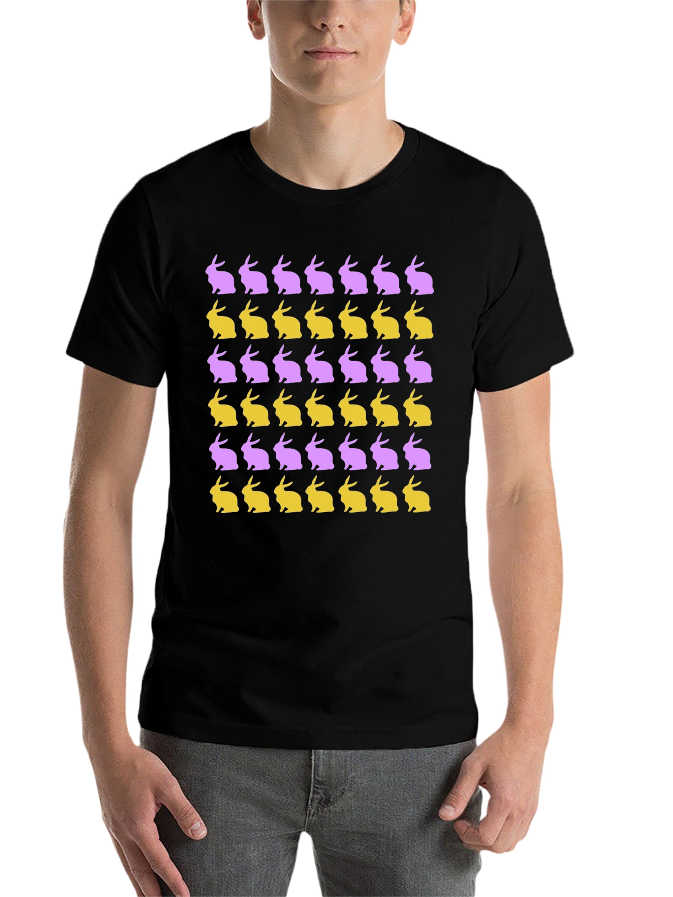 Easter Bunny Pattern T-Shirt