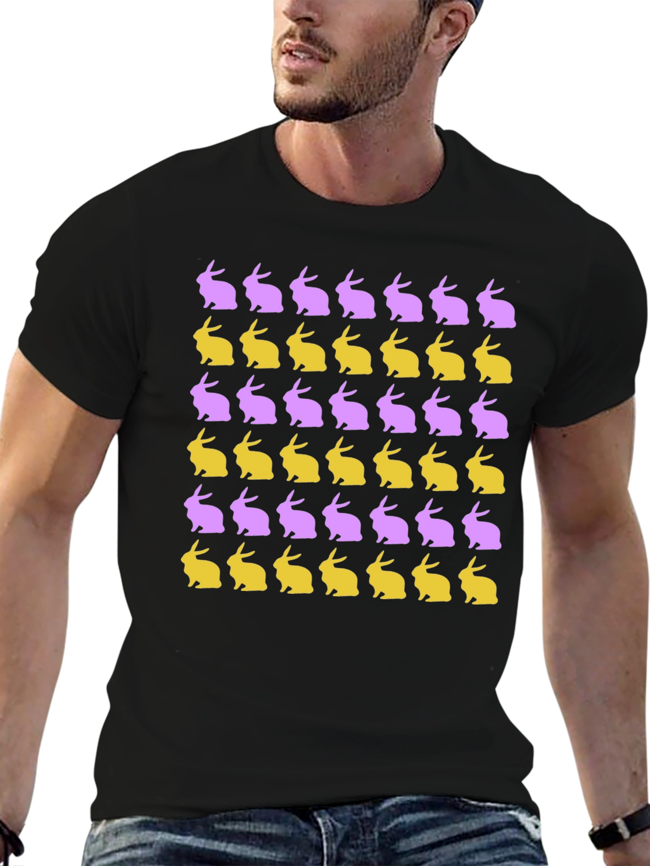 Easter Bunny Pattern T-Shirt