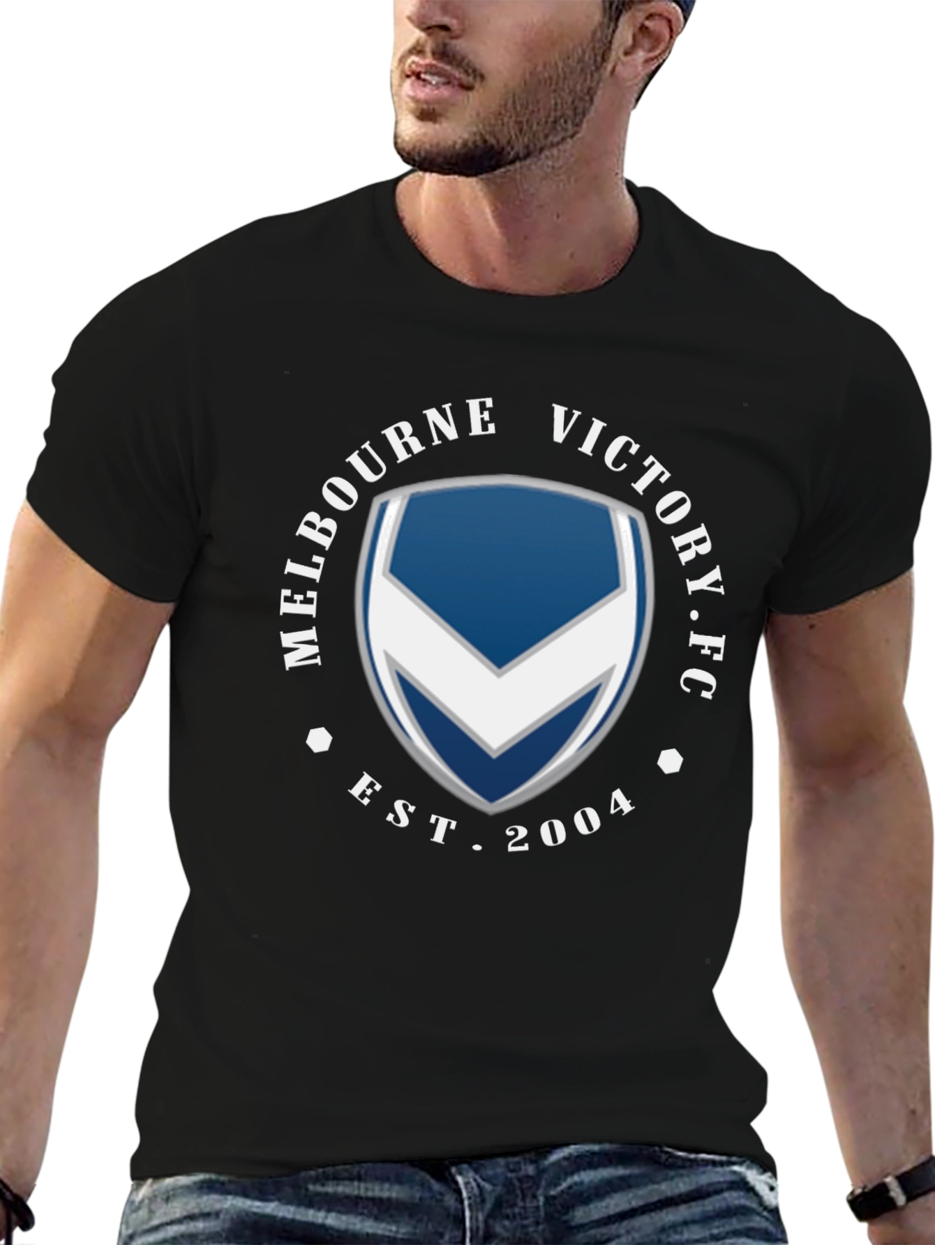 Melbourne Victory FC Black T-Shirt