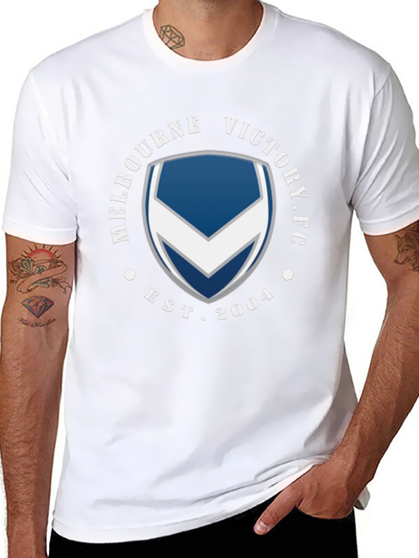 Melbourne Victory FC Black T-Shirt