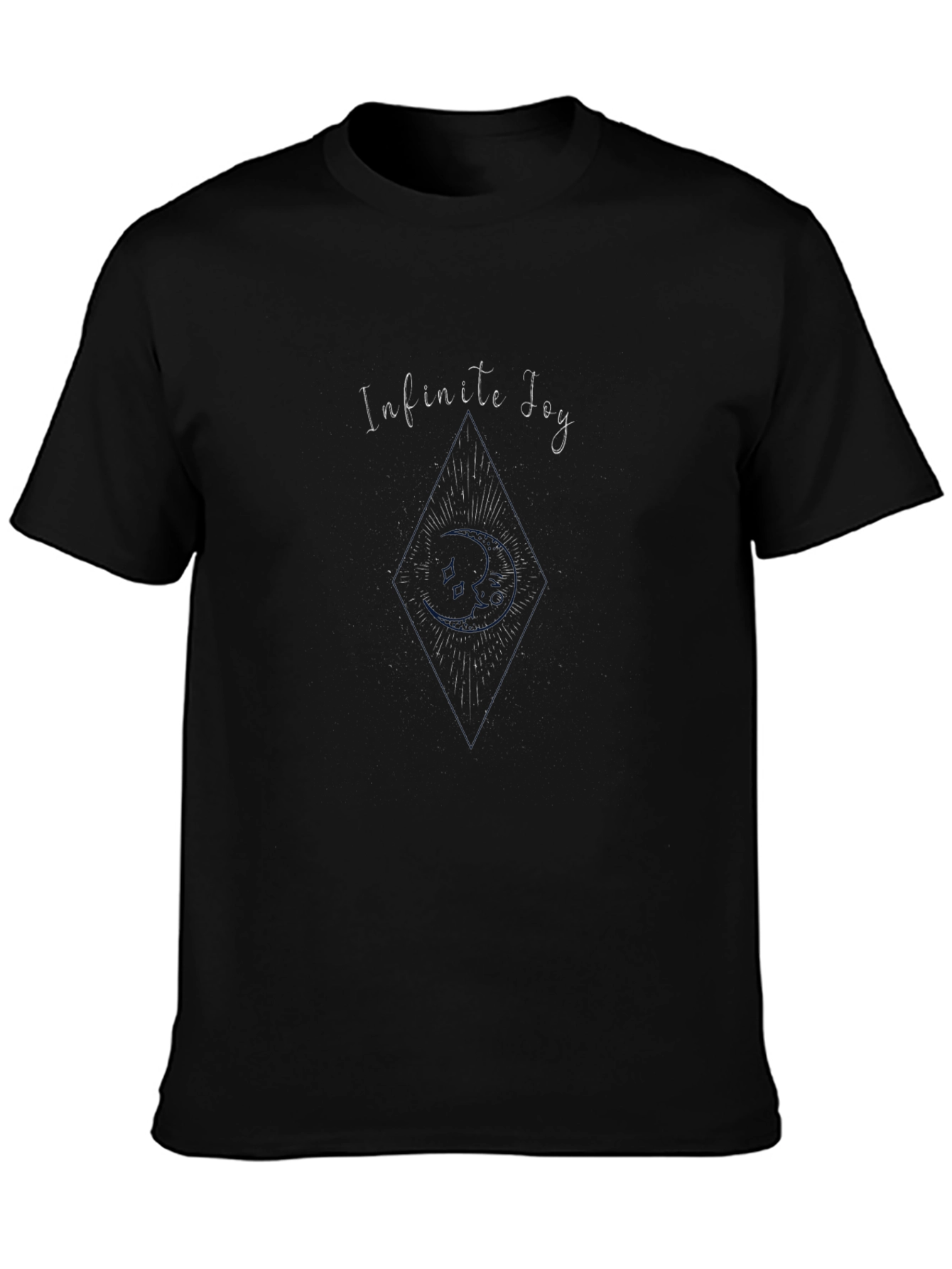 Infinite Joy Graphic Black T-Shirt