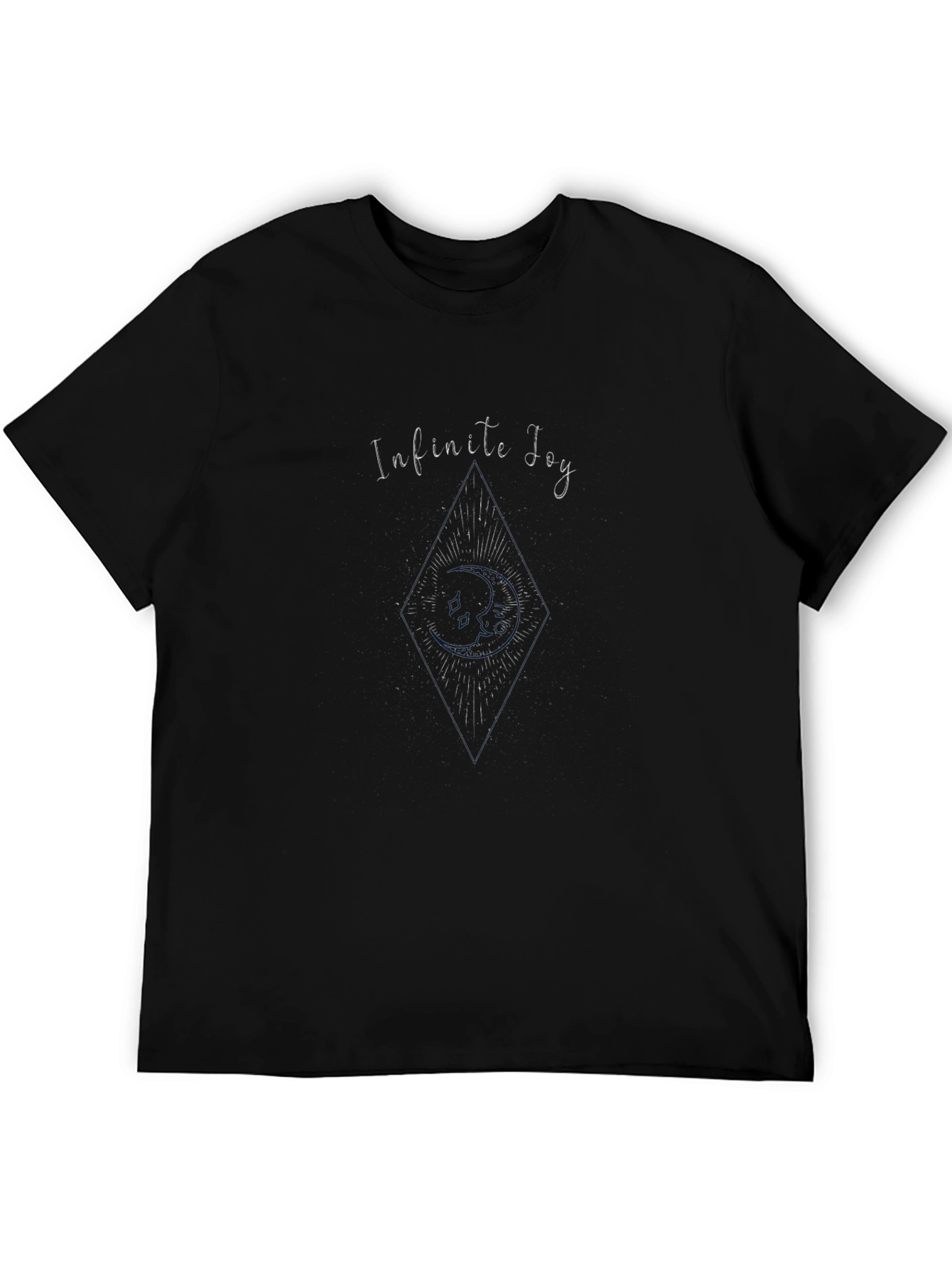 Infinite Joy Graphic Black T-Shirt