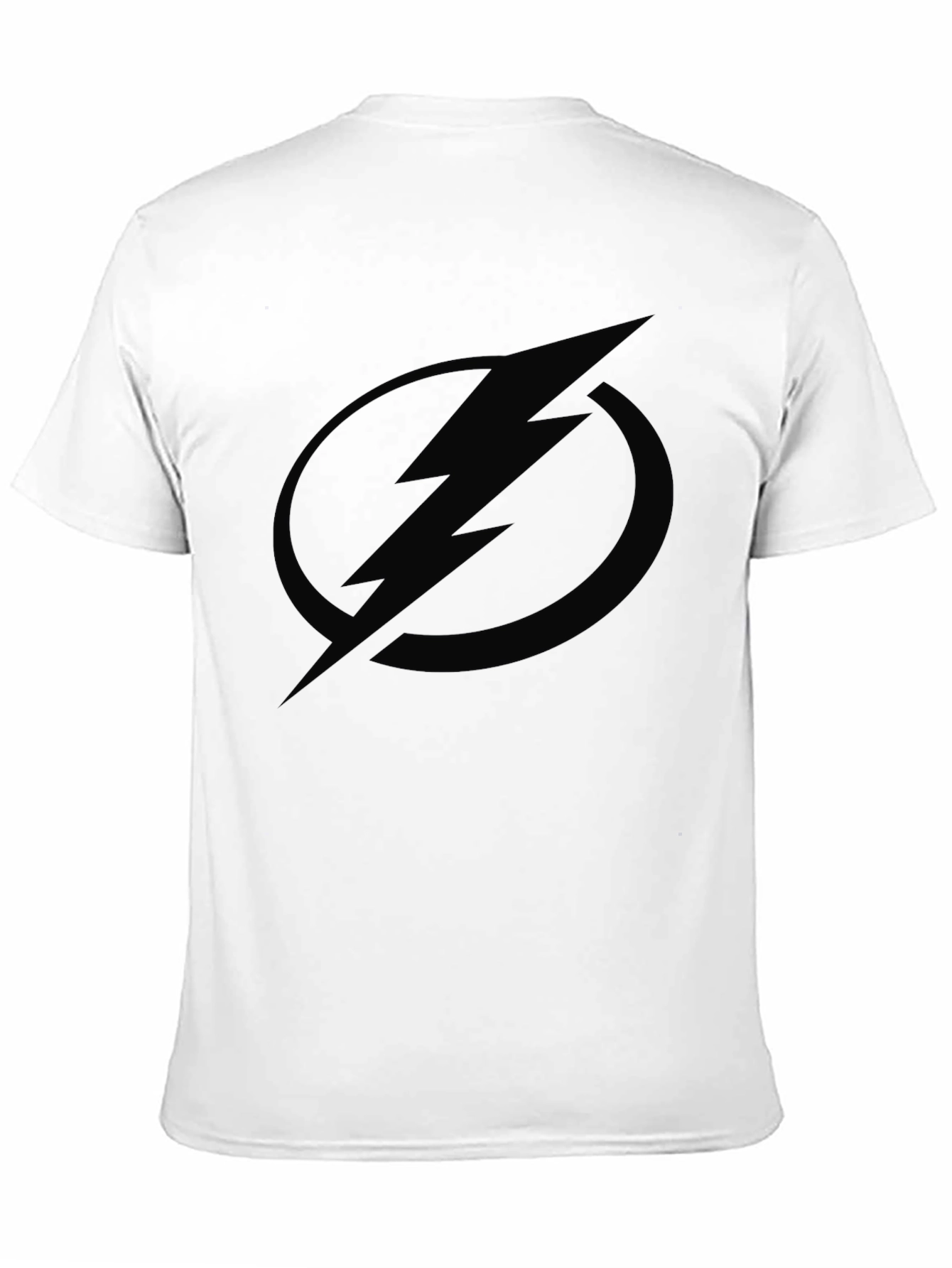 Black Lightning Bolt Graphic Tee - Modern Casual Style