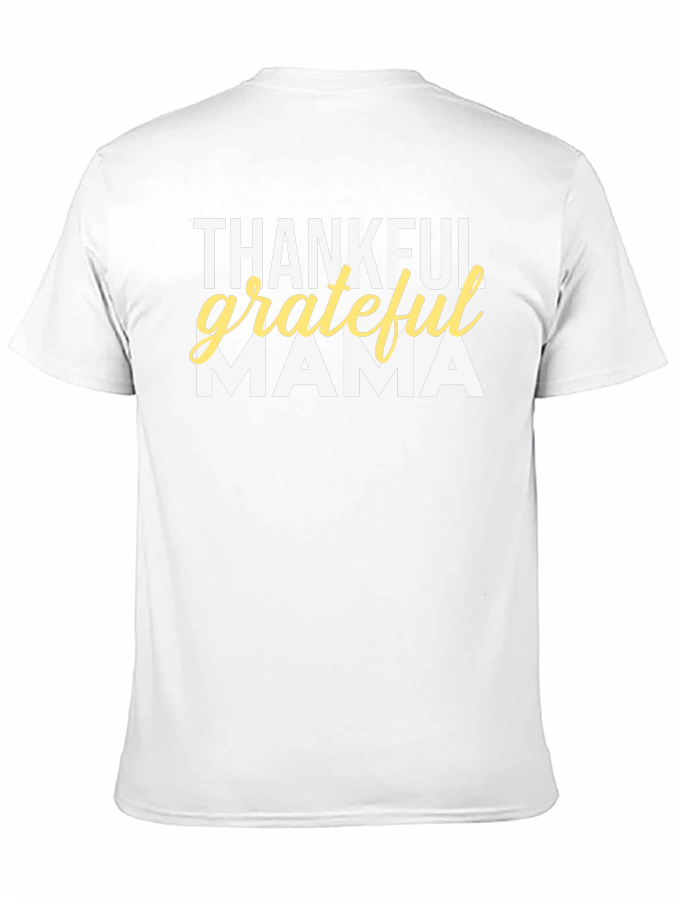 Thankful Grateful Mama T-Shirt - Black