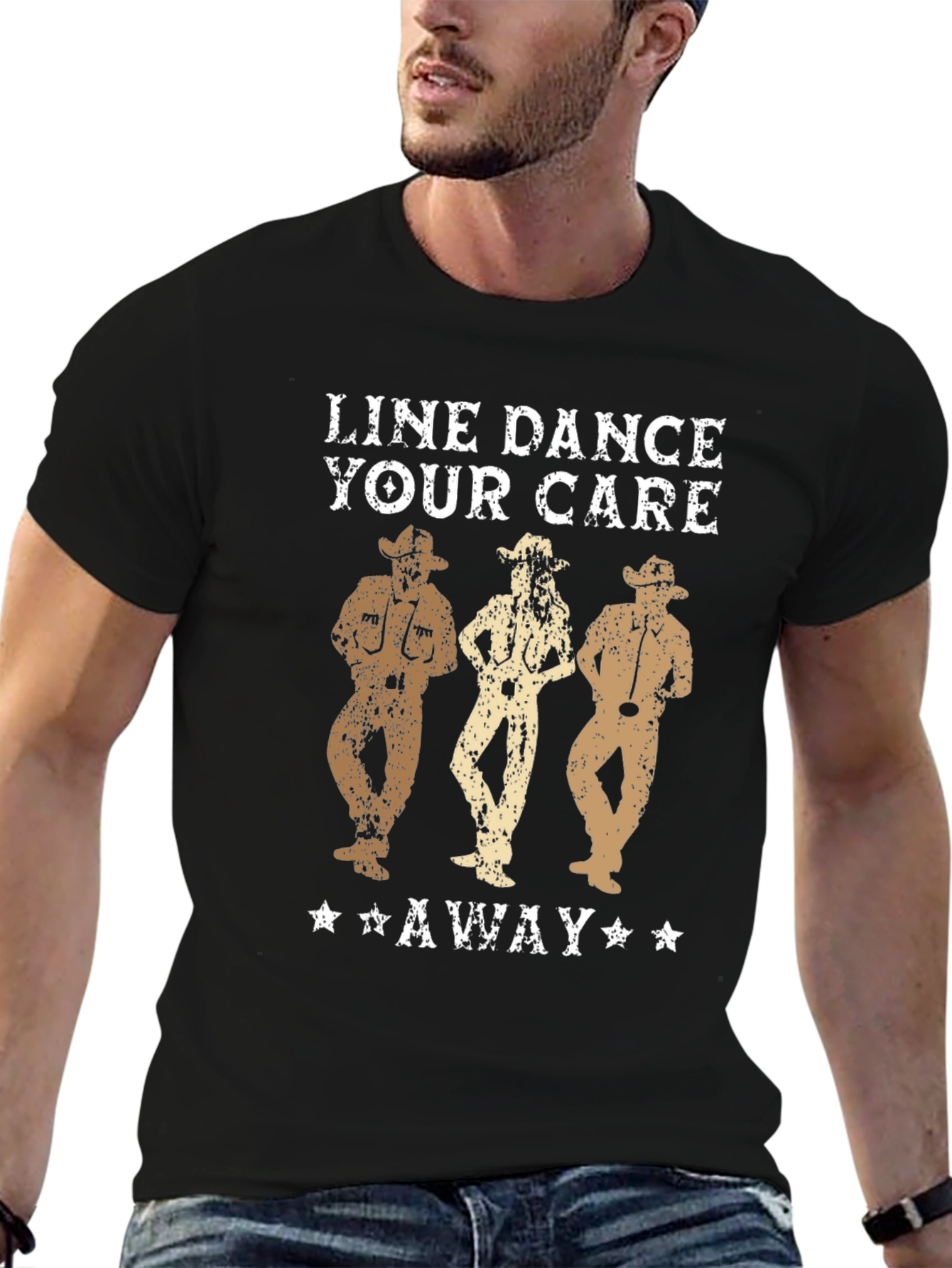 Line Dance Your Care Away T-Shirt