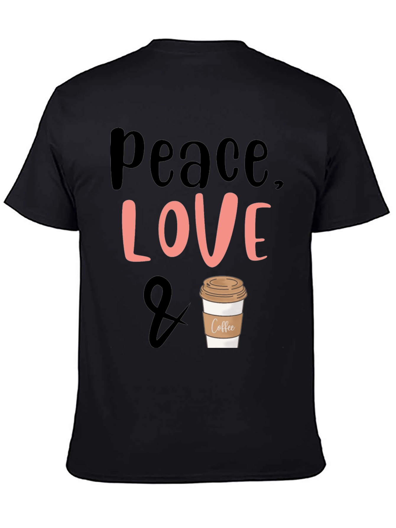 Peace Love & Coffee Graphic Tee