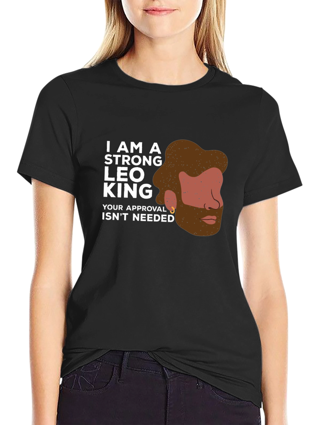 Strong Leo King Graphic T-Shirt