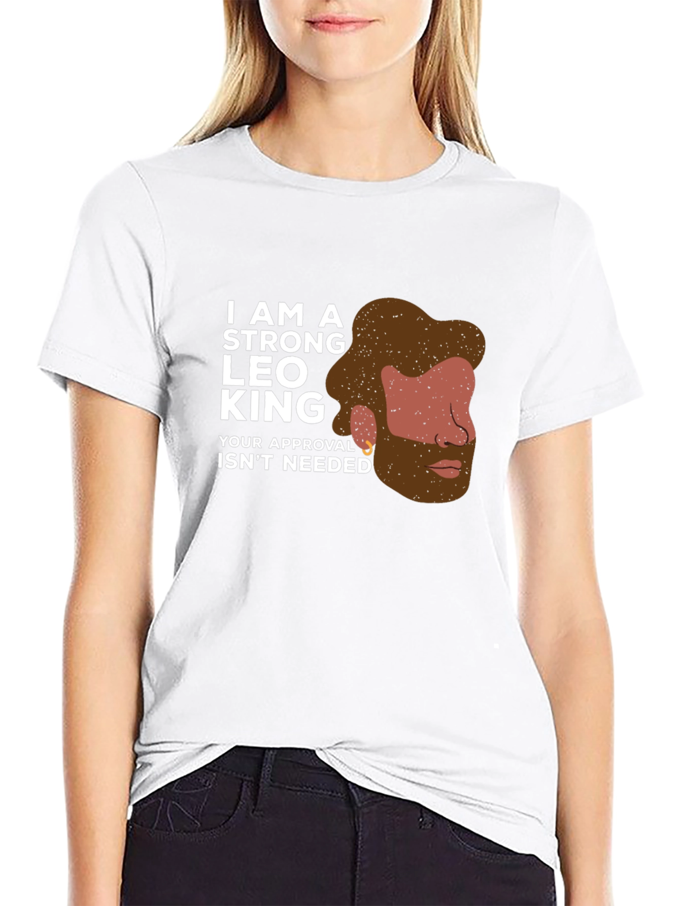Strong Leo King Graphic T-Shirt