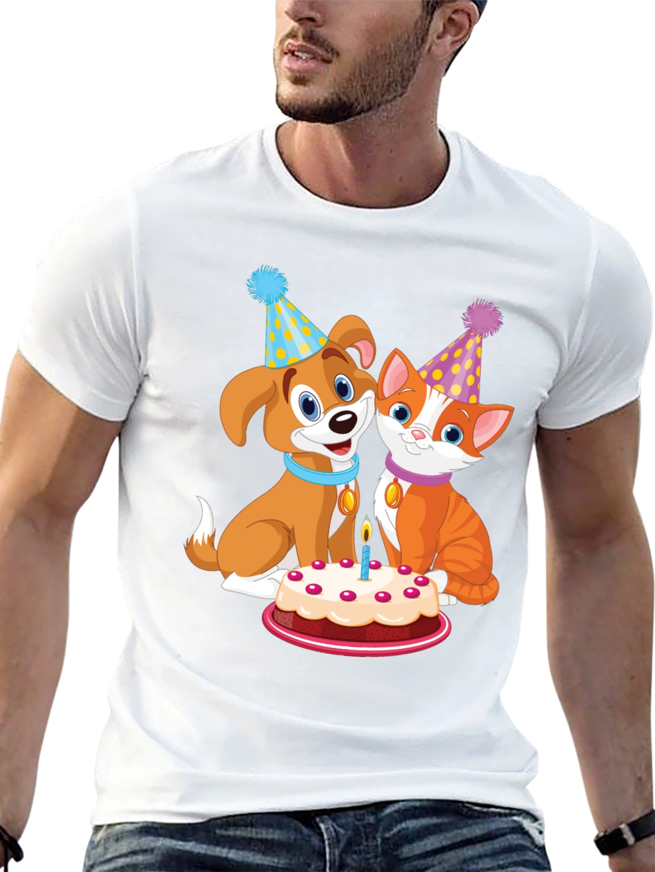 Birthday Pup & Kitty T-Shirt
