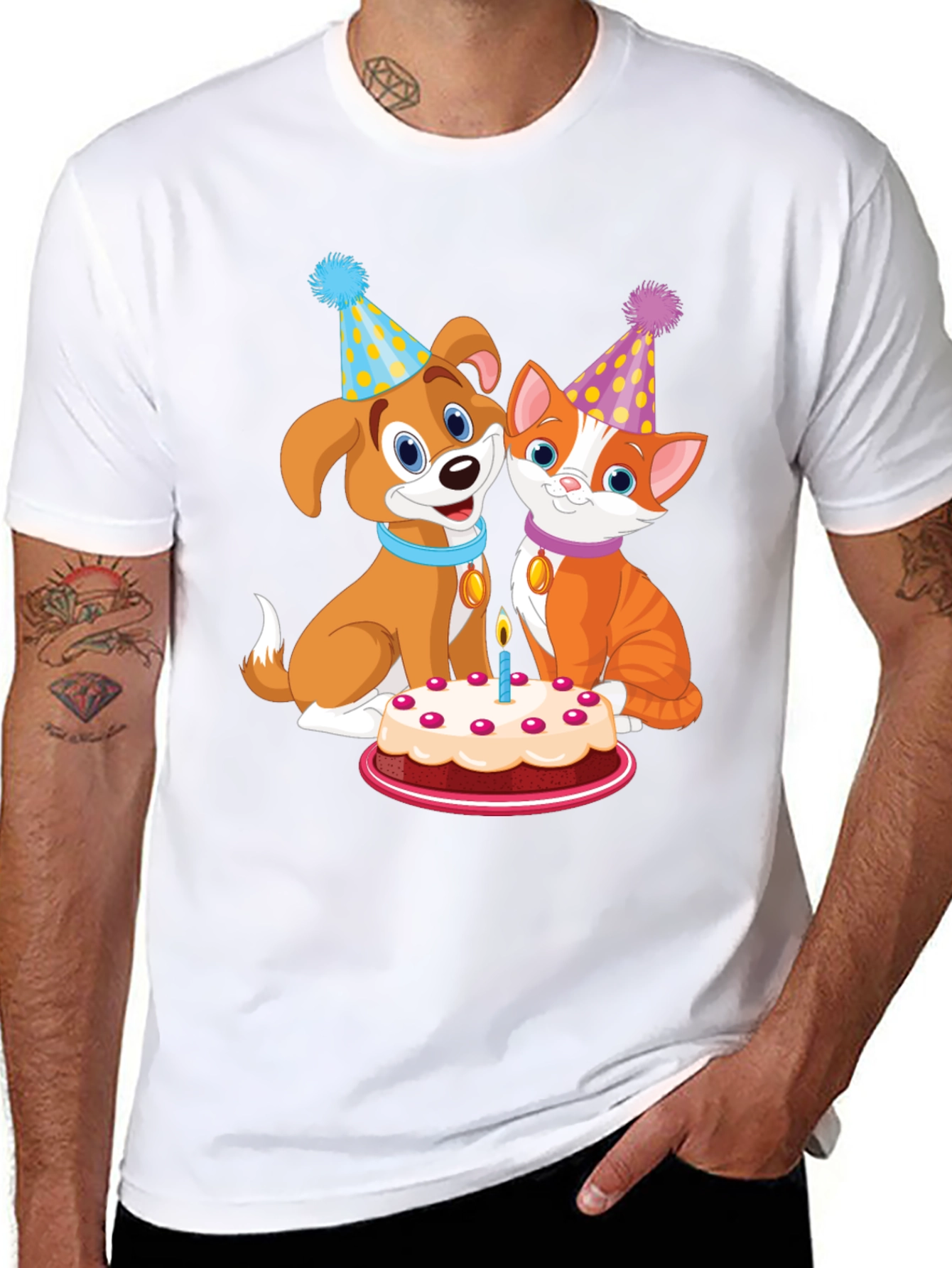 Birthday Pup & Kitty T-Shirt
