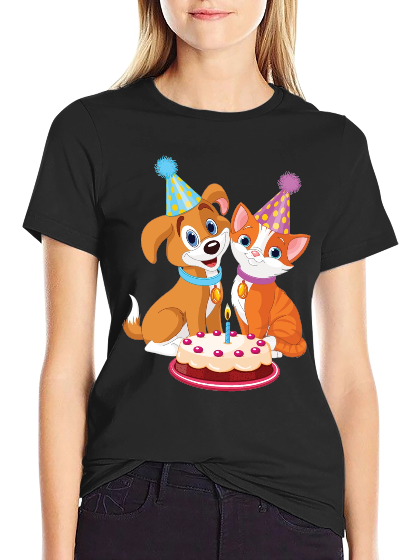Birthday Pup & Kitty T-Shirt