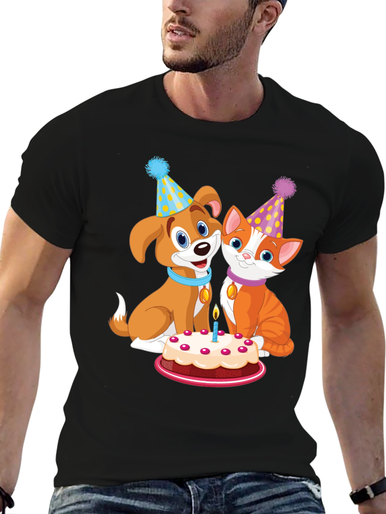 Birthday Pup & Kitty T-Shirt