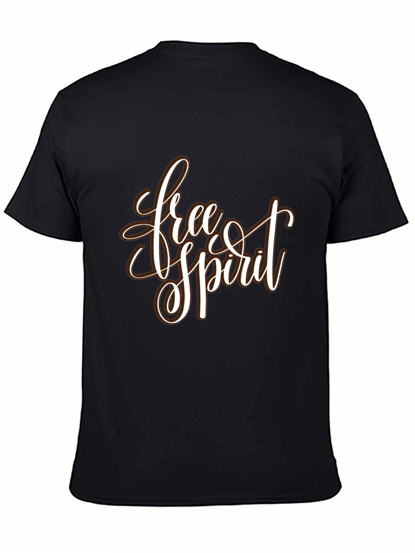 Free Spirit Black Graphic Tee
