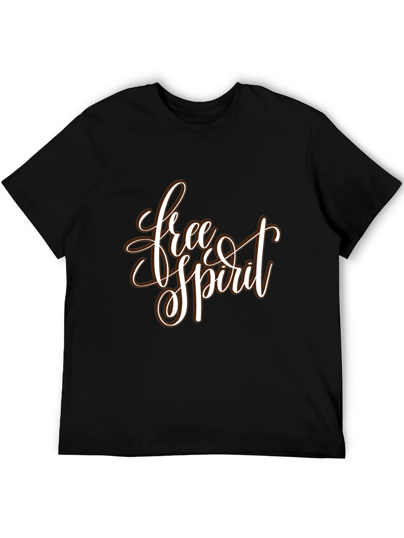 Free Spirit Black Graphic Tee