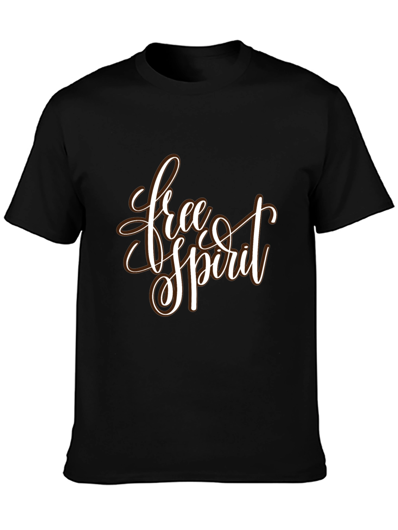 Free Spirit Black Graphic Tee