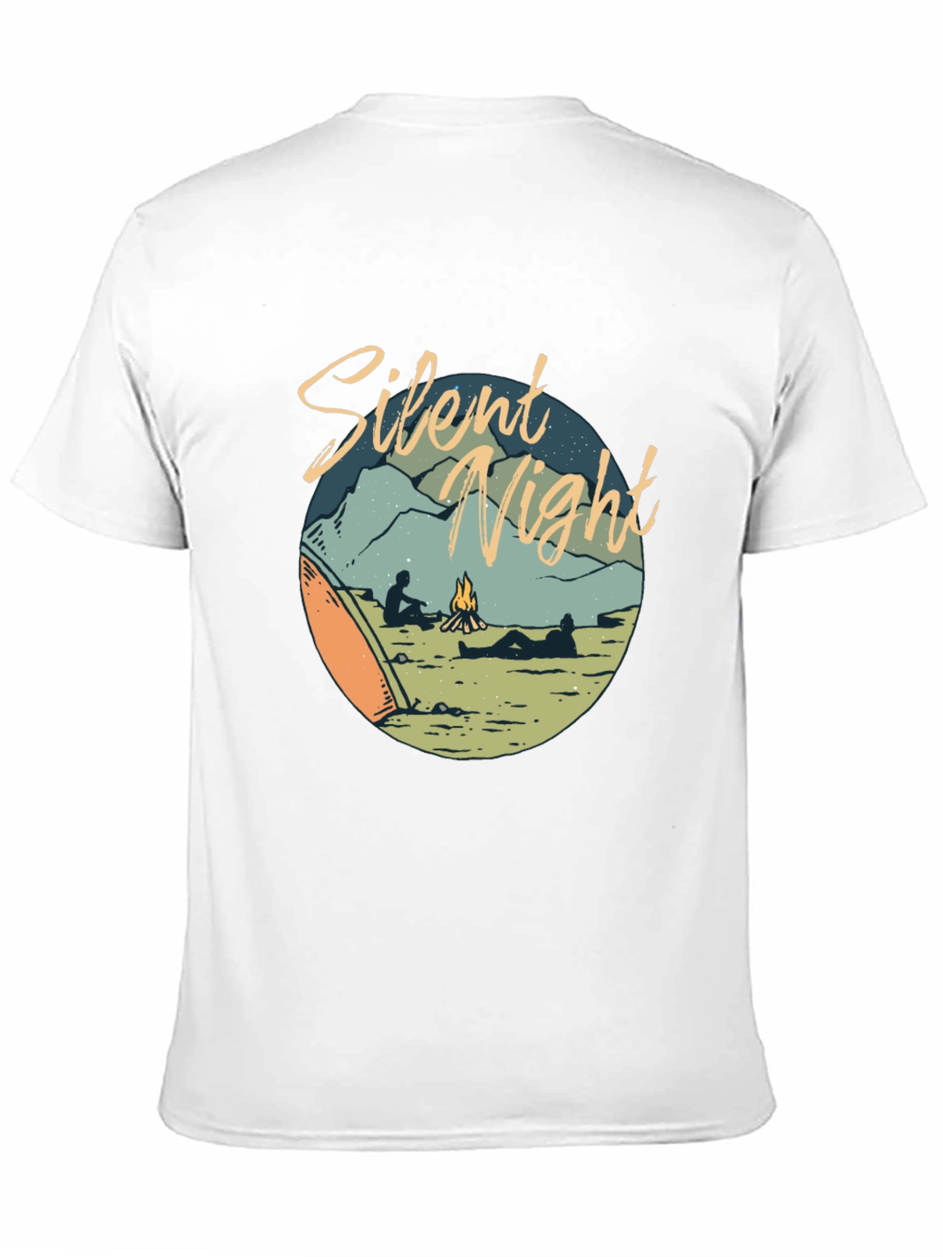 Silent Night Graphic Print Tee