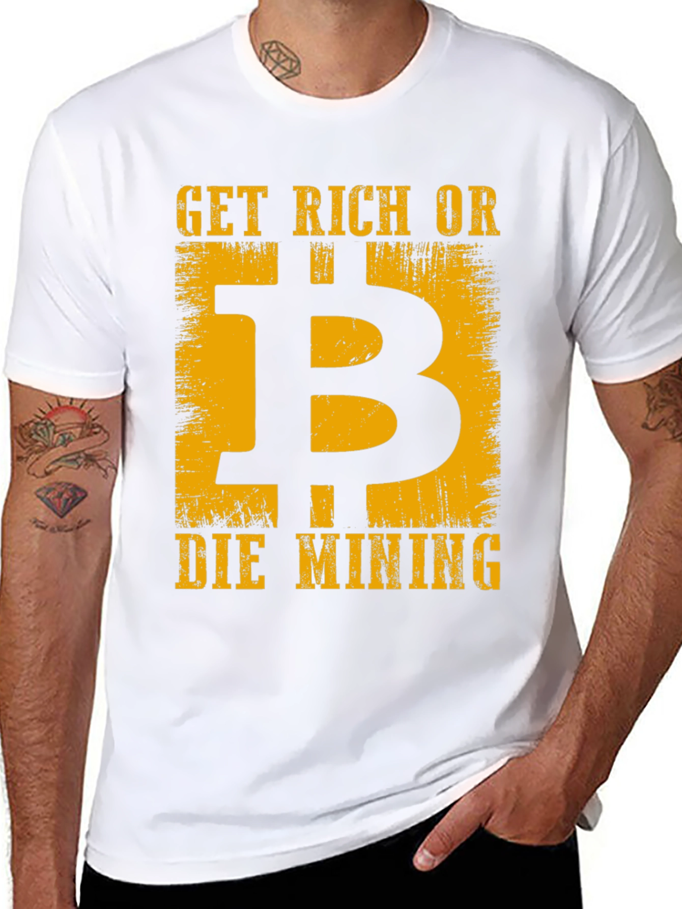 Get Rich or Die Mining T-Shirt