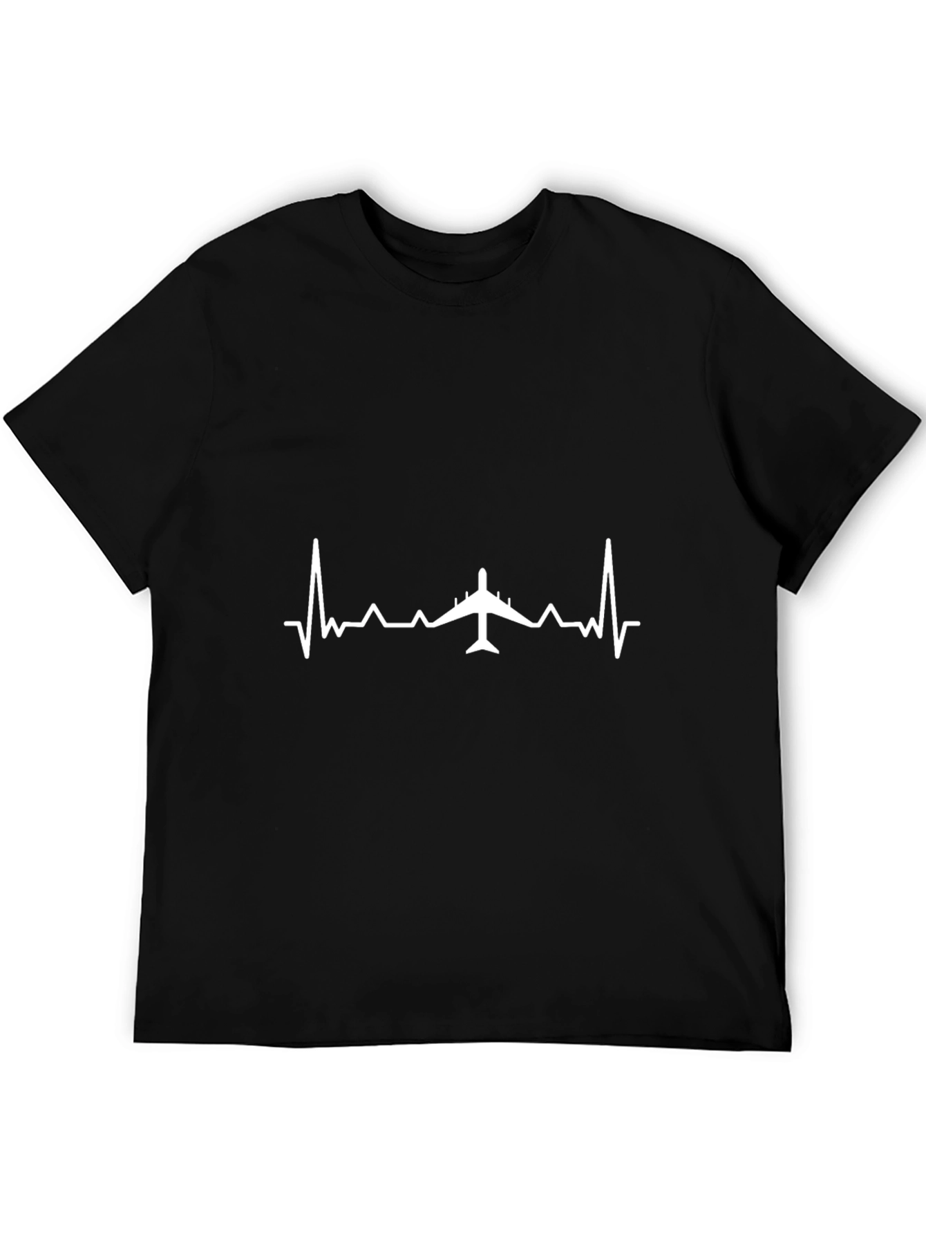 Airplane Heartbeat T-Shirt - Aviation Lover Tee
