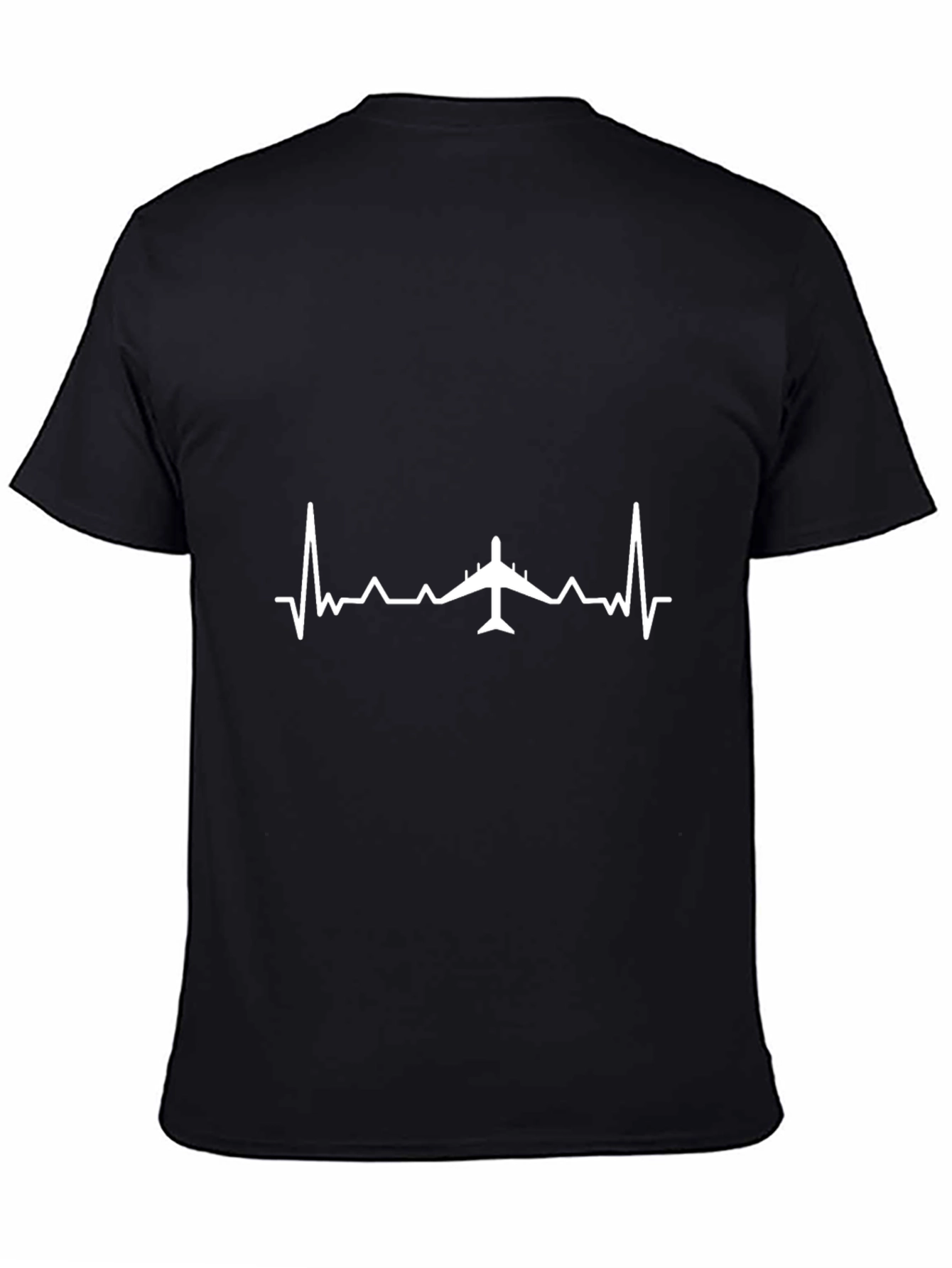 Airplane Heartbeat T-Shirt - Aviation Lover Tee