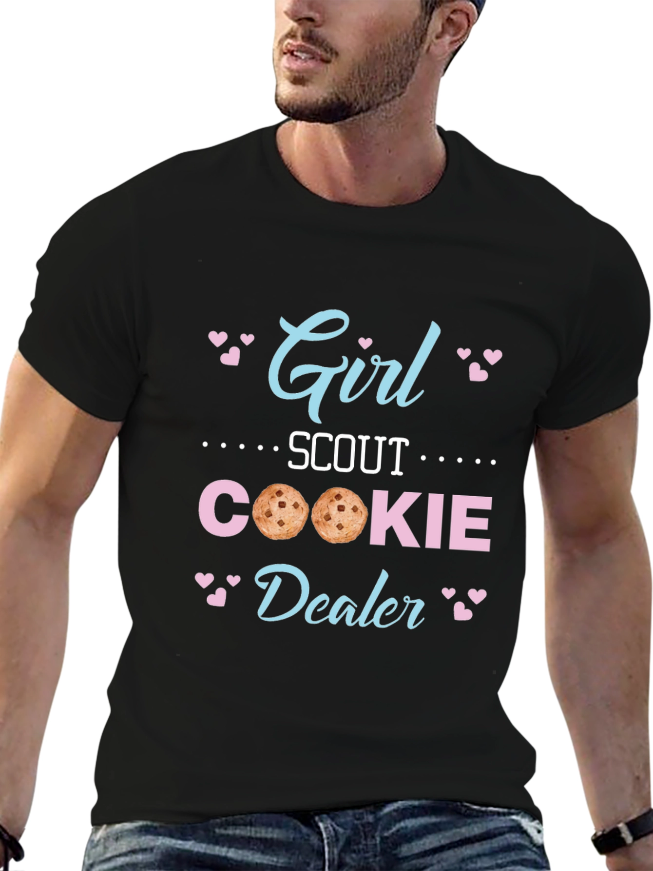 Girl Scout Cookie Dealer Black T-Shirt