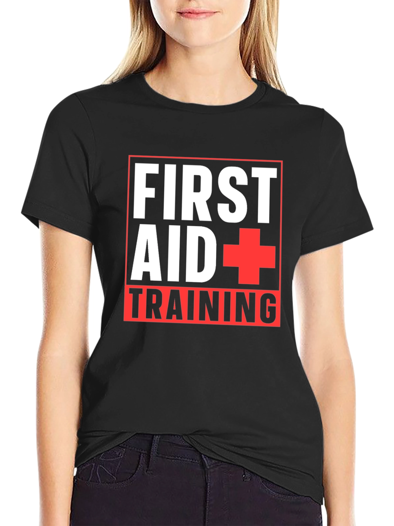 First Aid Training Crew Neck T-Shirt